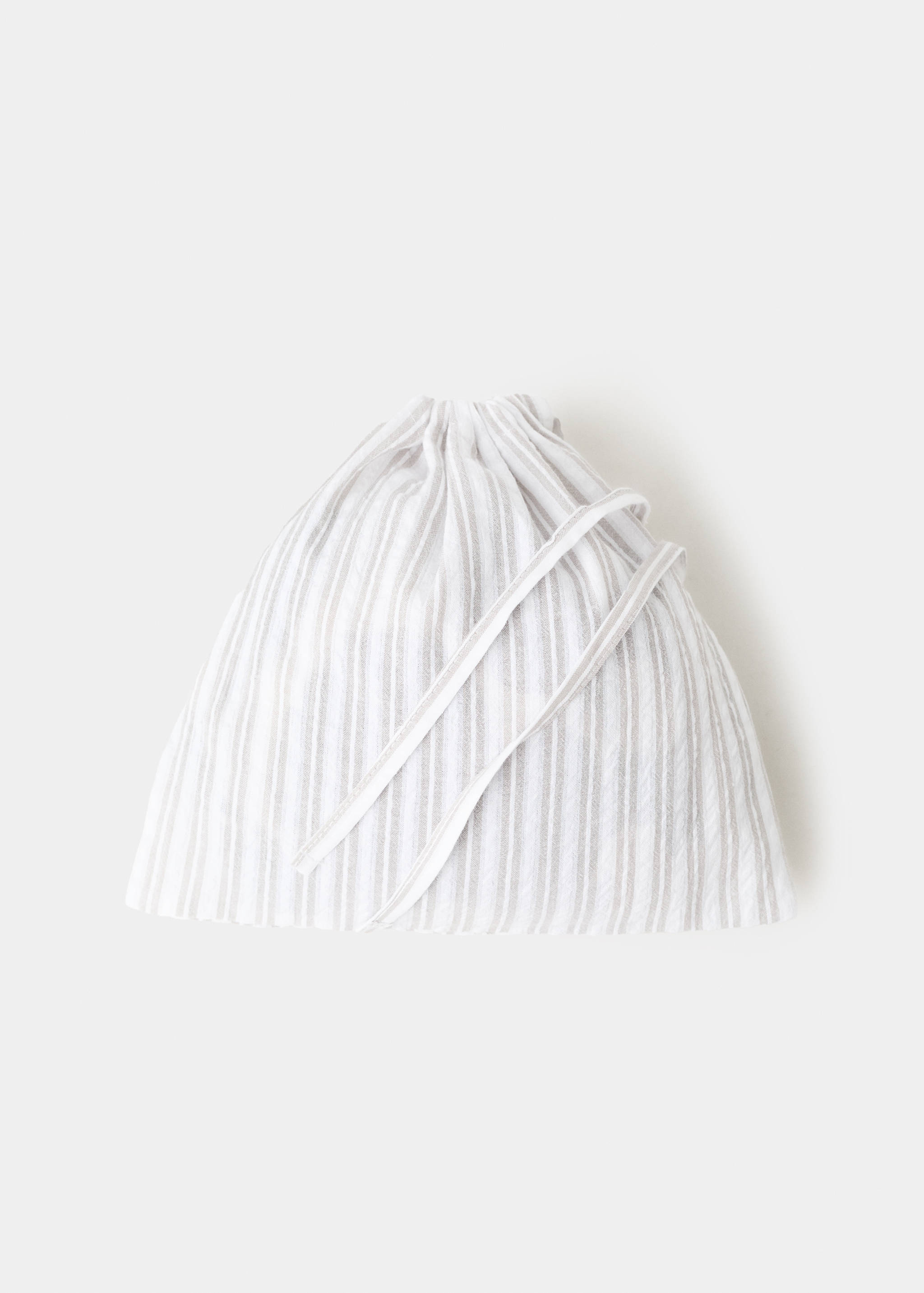 Two-piece cotton striped pyjamas - Details of the article 0