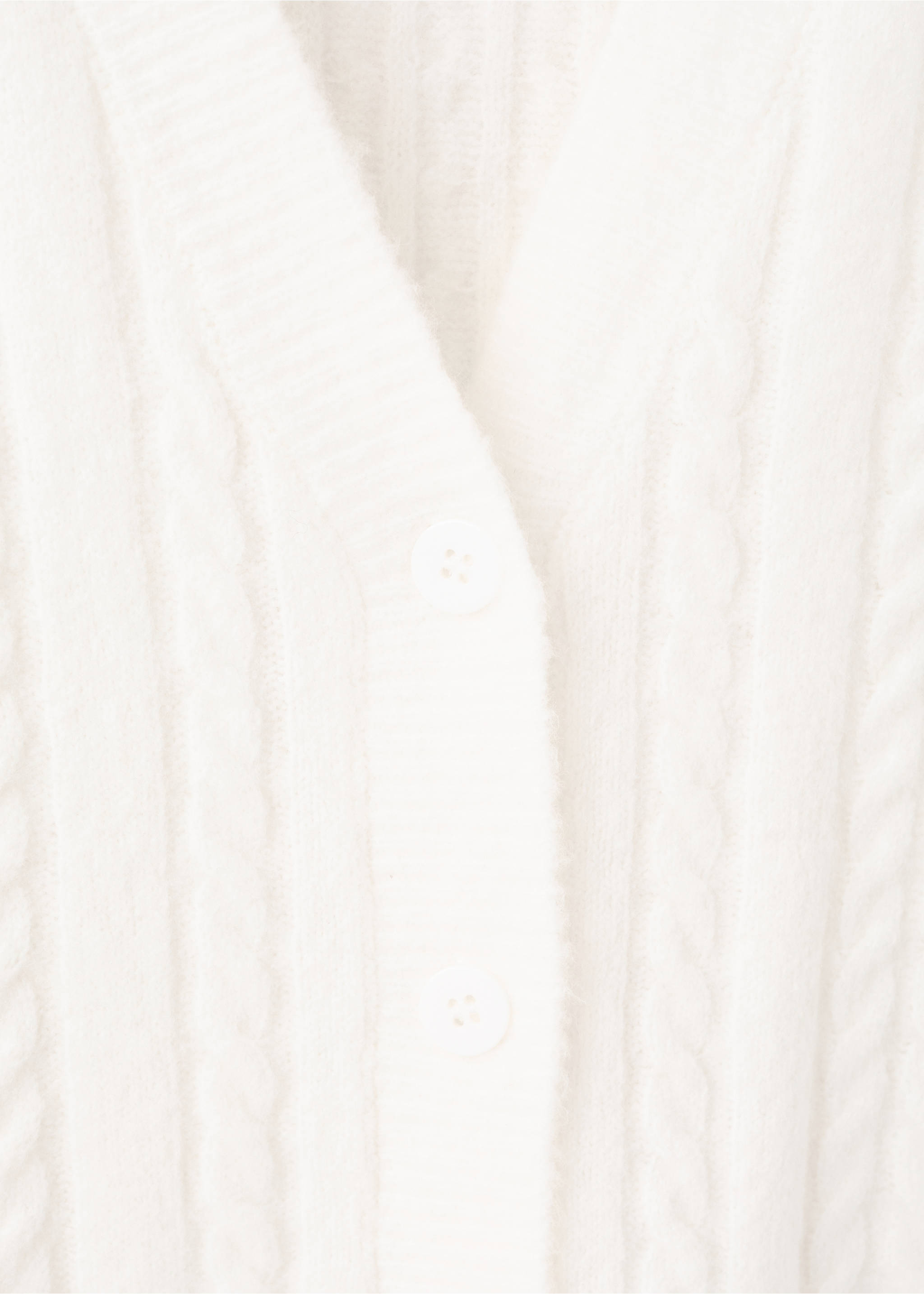 Cárdigan punto trenzado - Detalle del artículo 8, Crudo. Ref: 27091215-00.