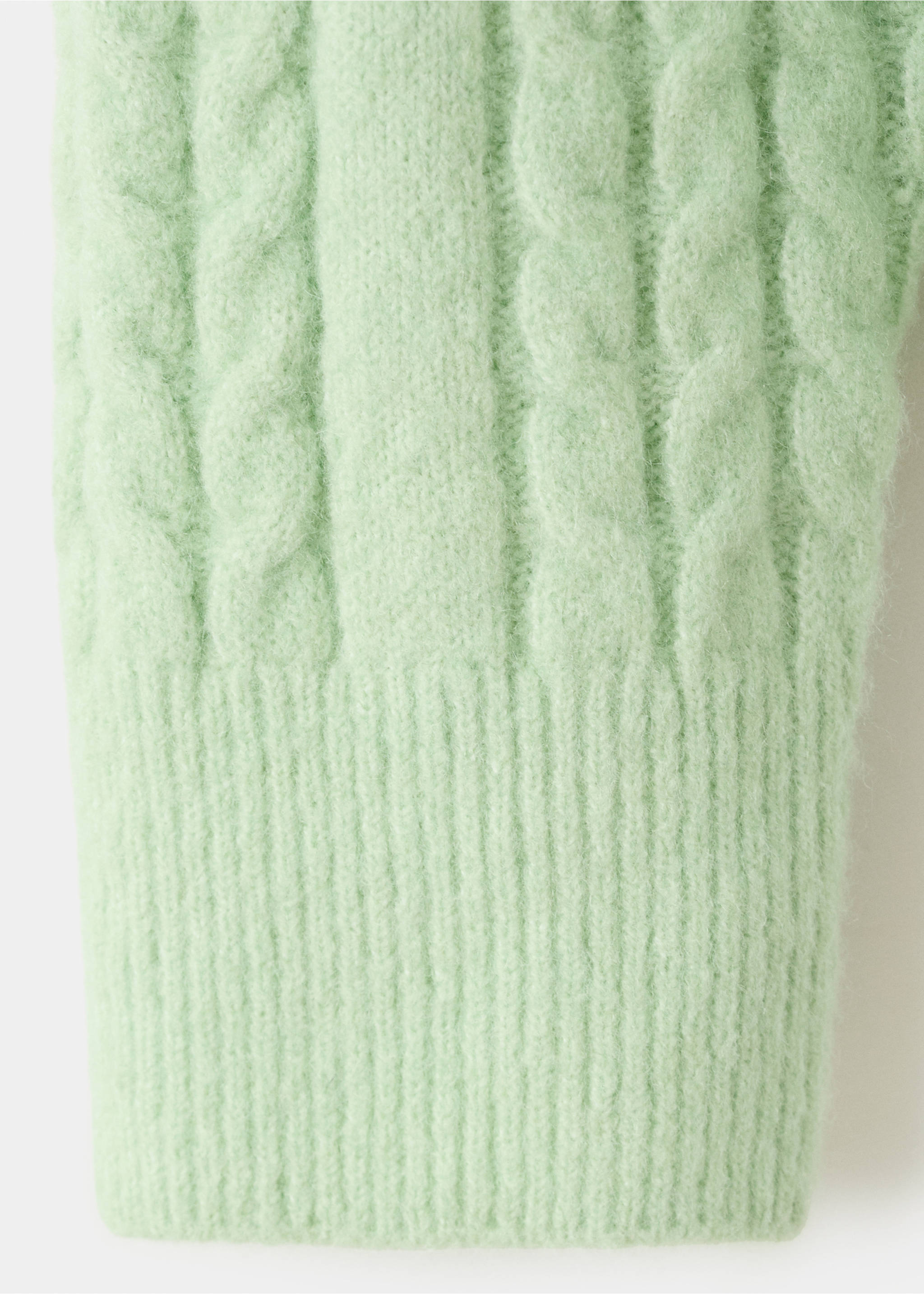 Cardigan maille tressée - Détail de l'article 0, Vert d´eau. Ref: 27091215-00.