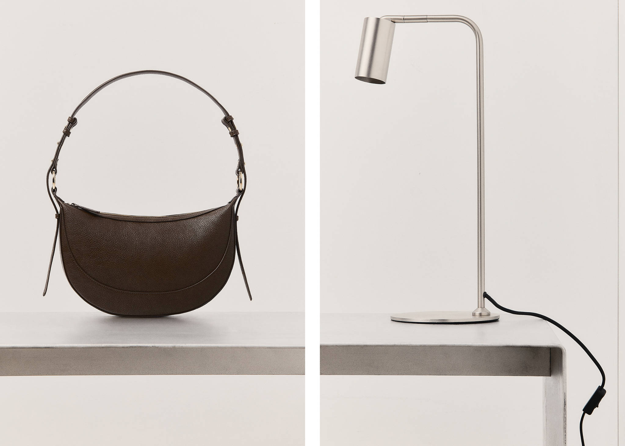 Oval shoulder bag - Panoramic plane