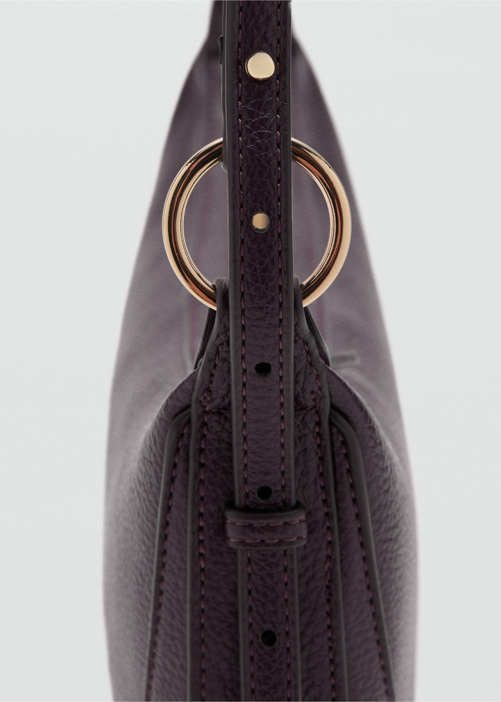 حقيبة كتف بيضاوية - تفاصيل المنتج 1, عنابي. Ref: 27091216-00.