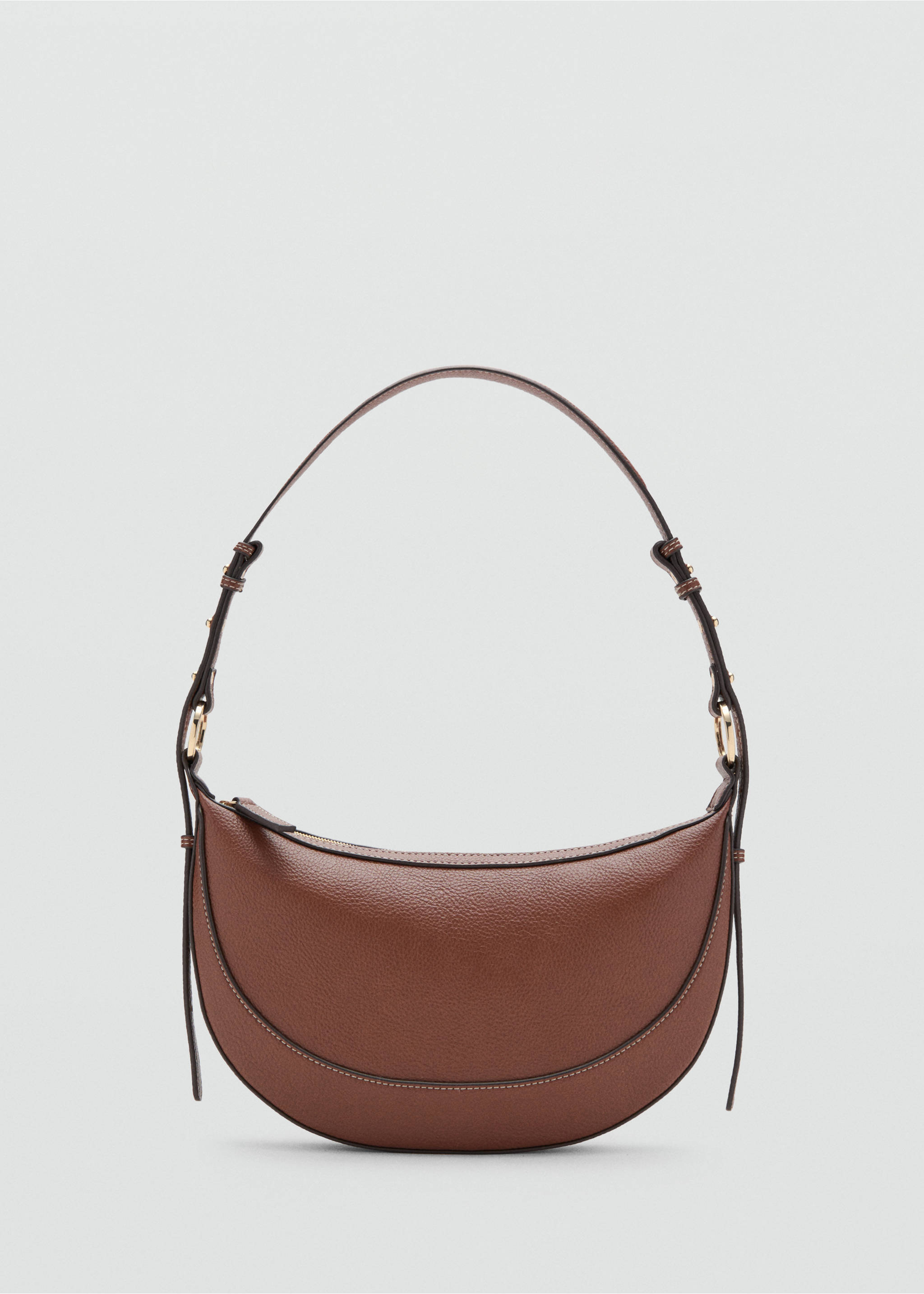 Oval shoulder bag - Article without model, Leather. Ref: 27091216-00.