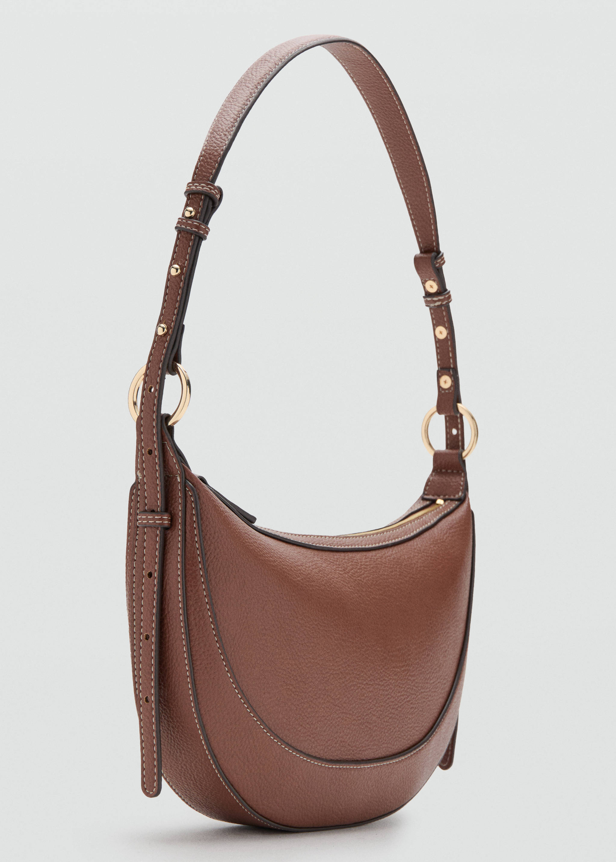 Oval shoulder bag - Medium plane