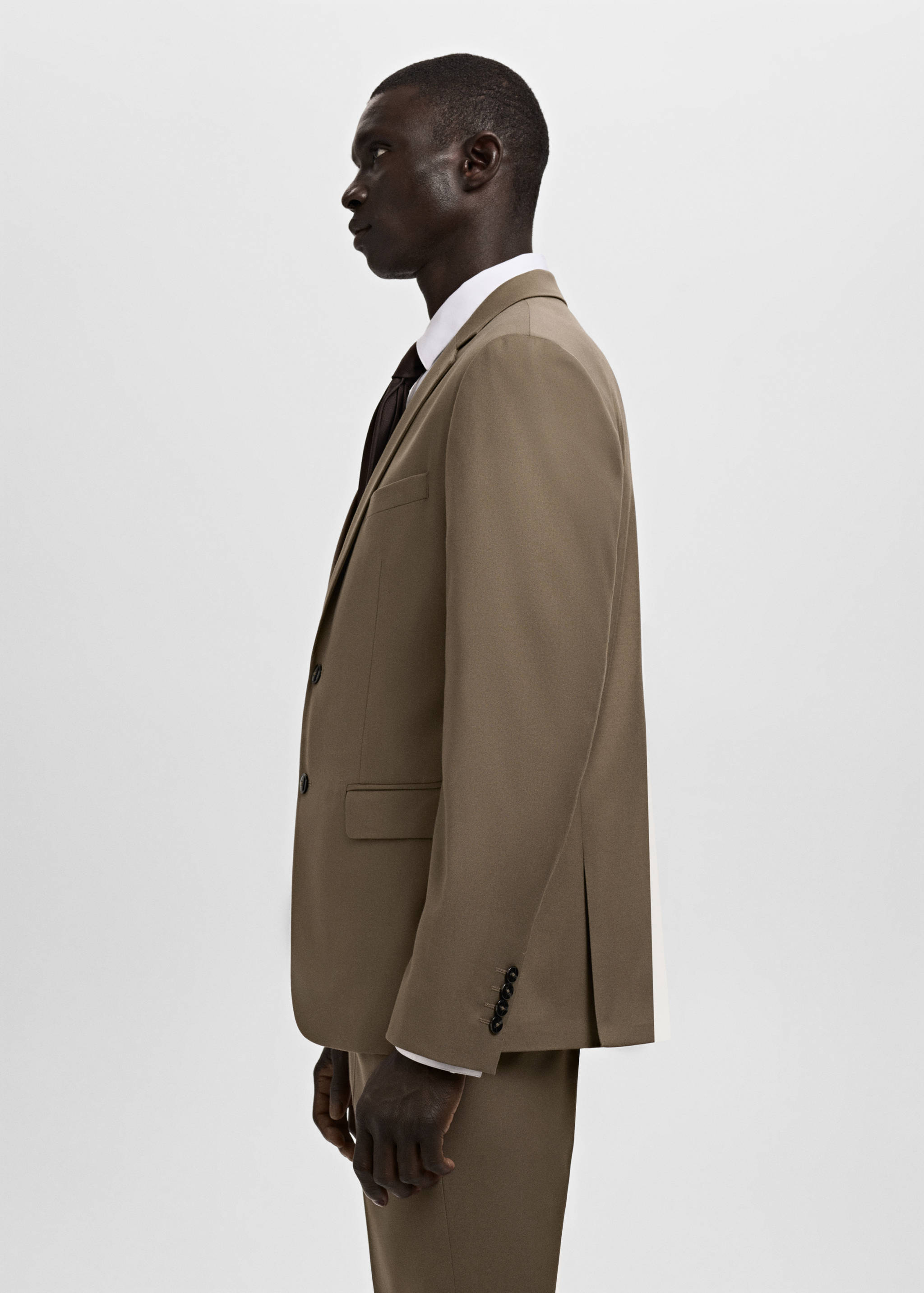 Super slim-fit suit jacket in stretch fabric - Details of the article 2