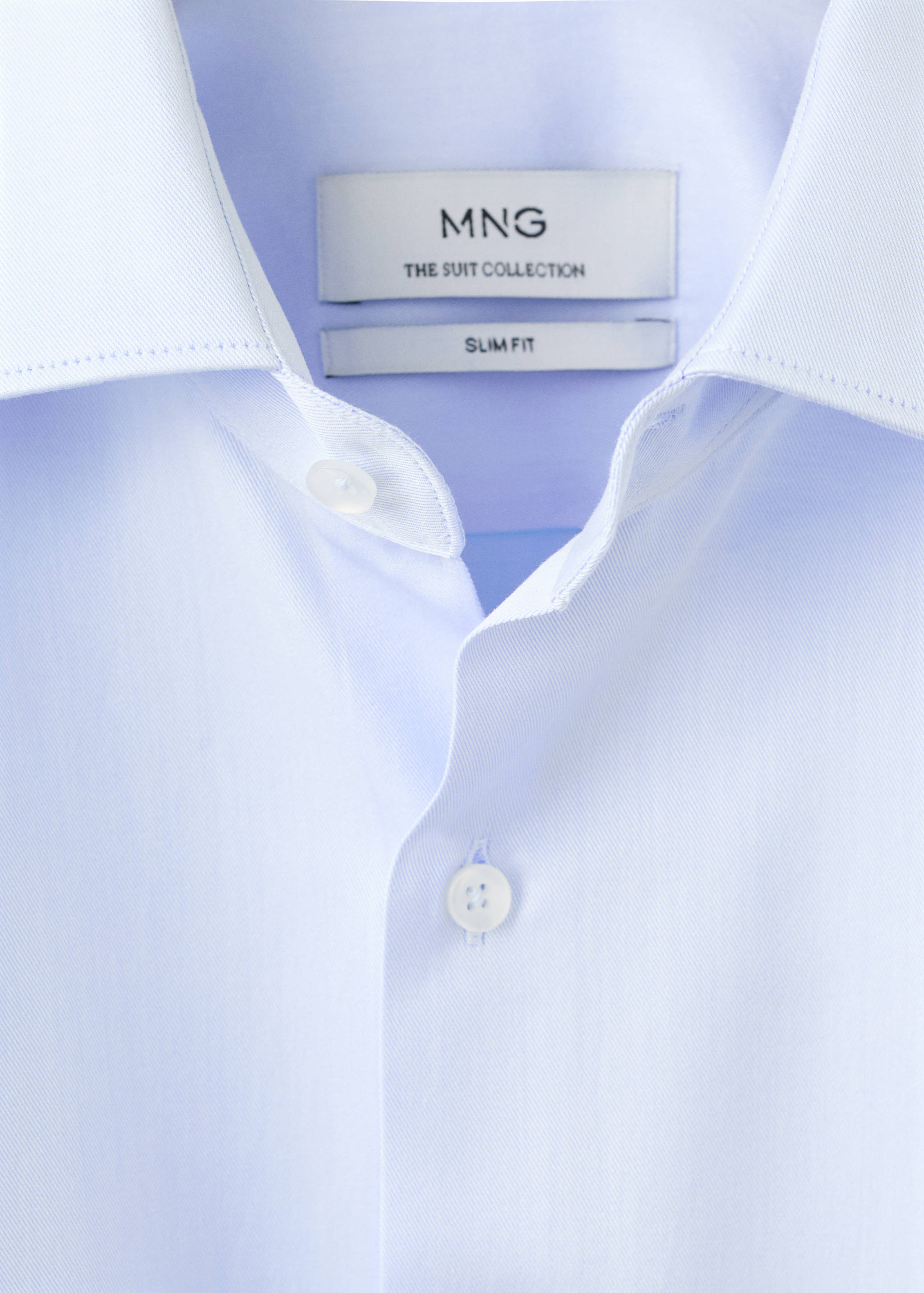 Slim fit cotton suit shirt - Details of the article 8