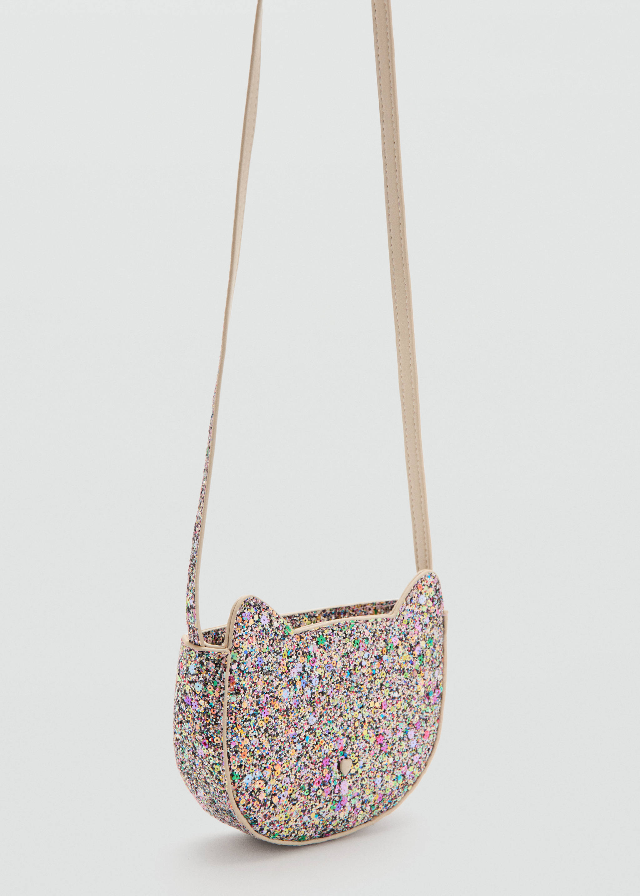 Glitter cat purse - Medium plane