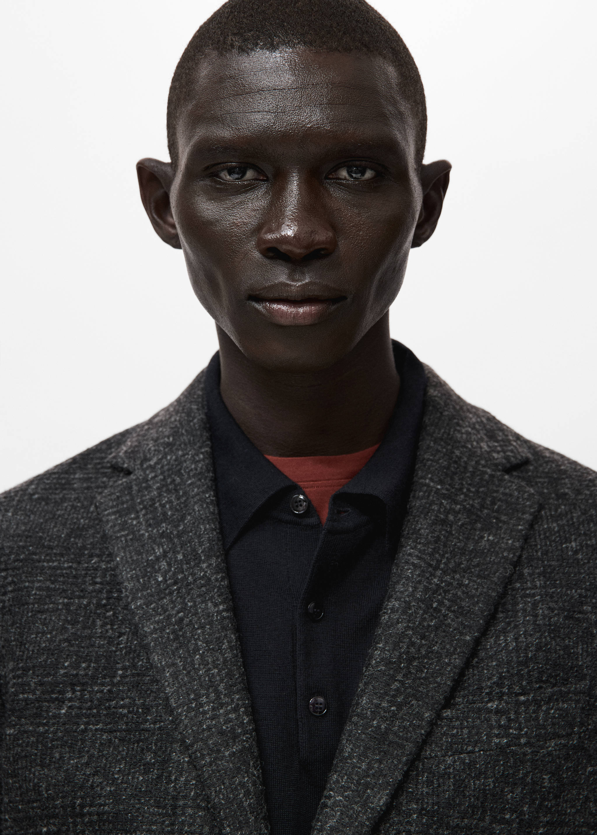 Slim-fit blazer van een wolblend - Detail van het artikel 1