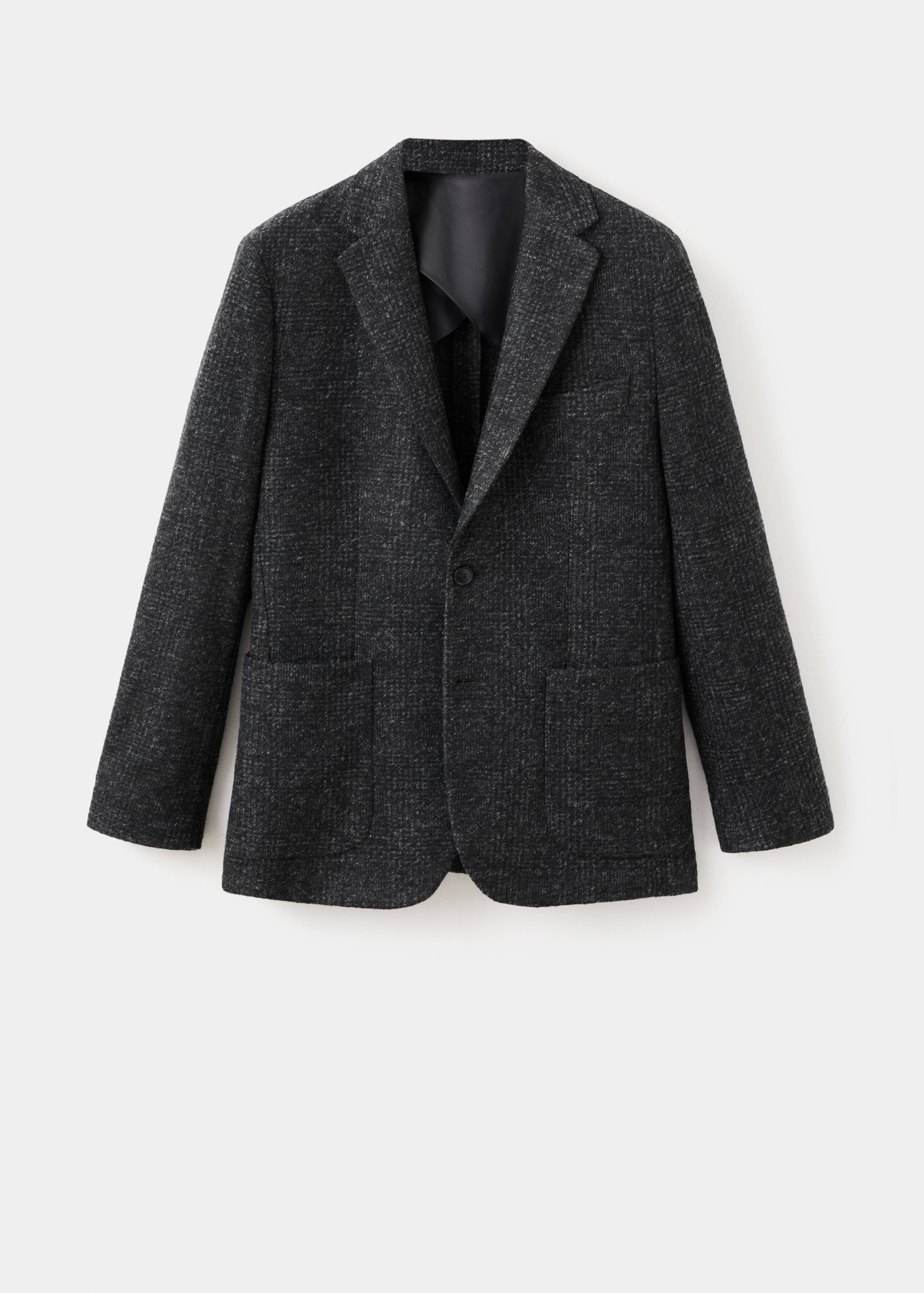 Slim-fit blazer van een wolblend - Artikel zonder model