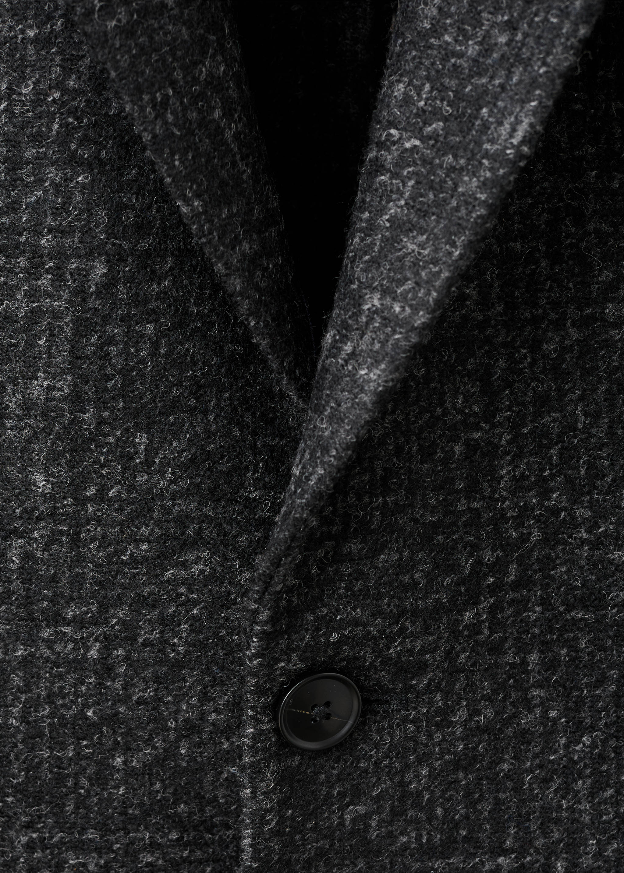 修身版型羊毛混纺外套 - null, 灰色. Ref: 27091229-00.