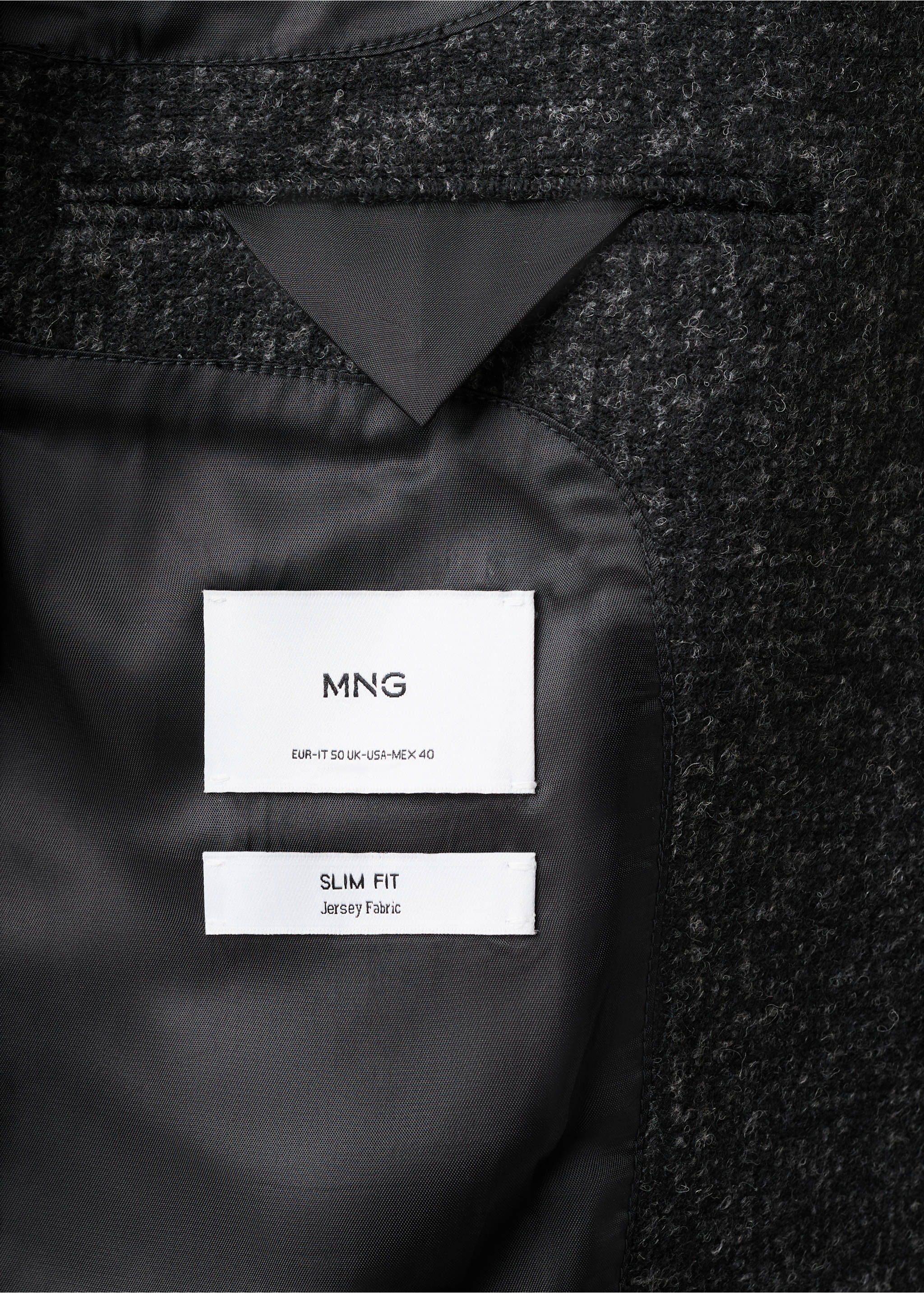 修身版型羊毛混纺外套 - null, 灰色. Ref: 27091229-00.