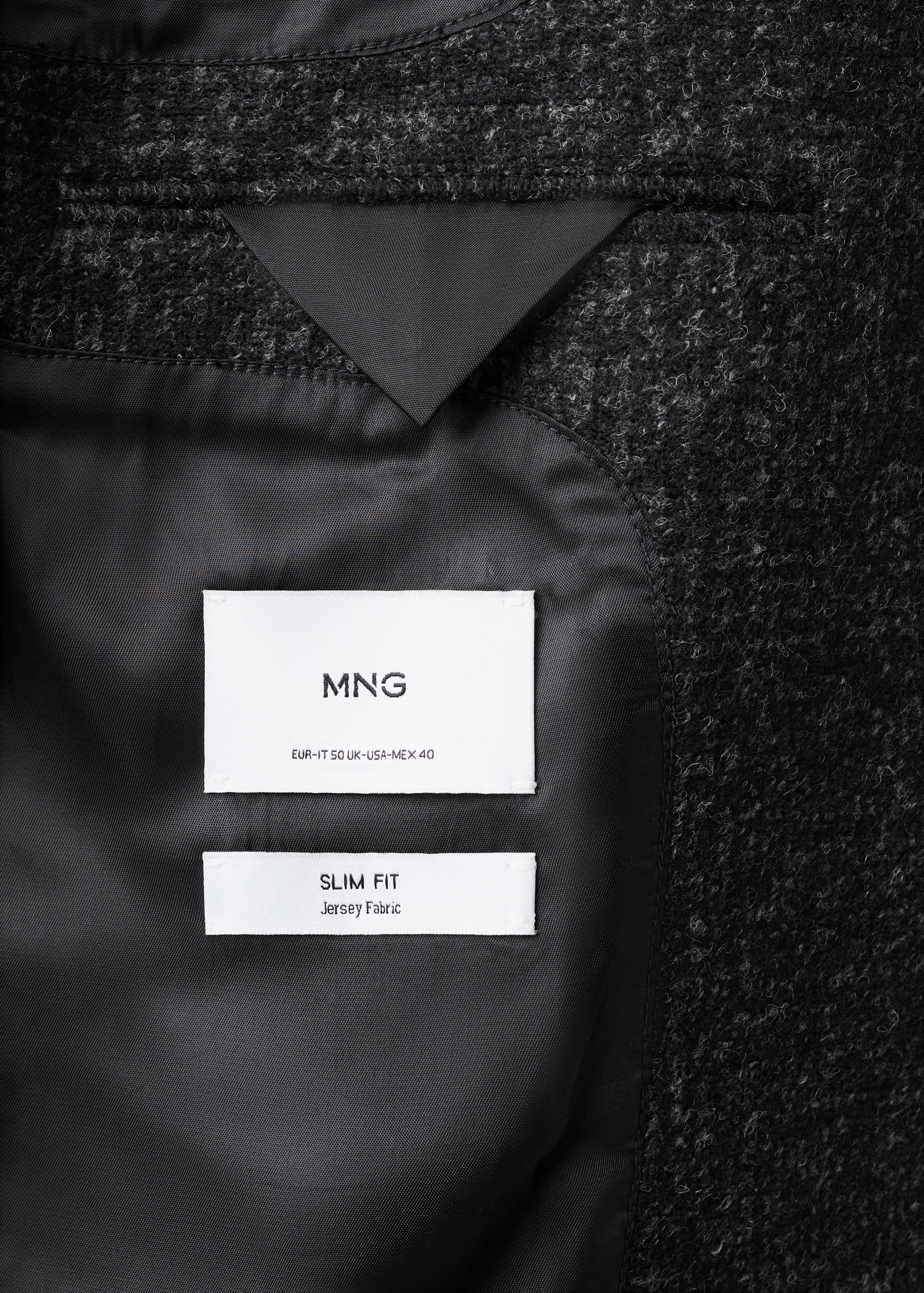 Slim-fit blazer van een wolblend - Detail van het artikel 0