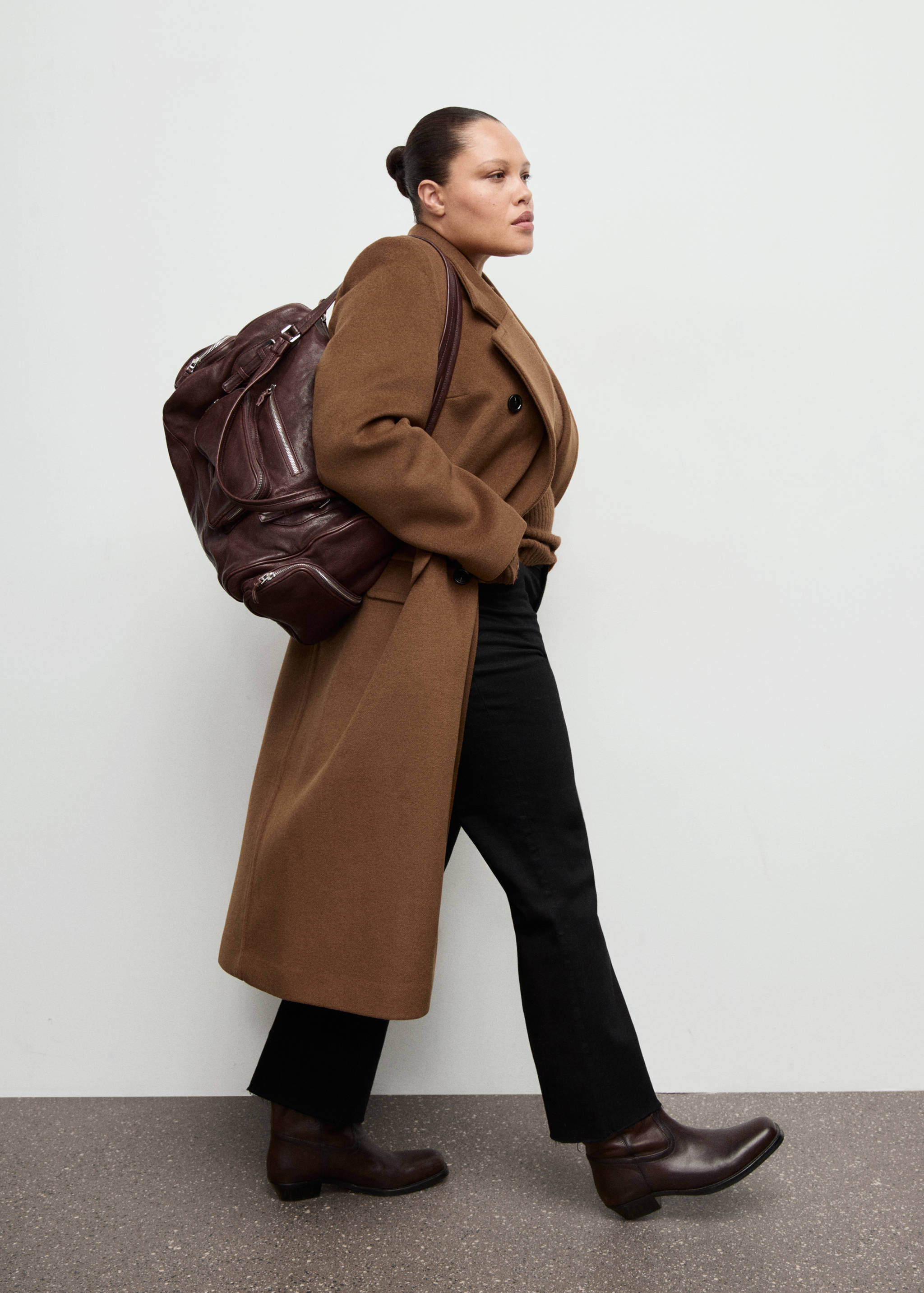 Manteau en laine à double boutonnage - Détail de l'article 4