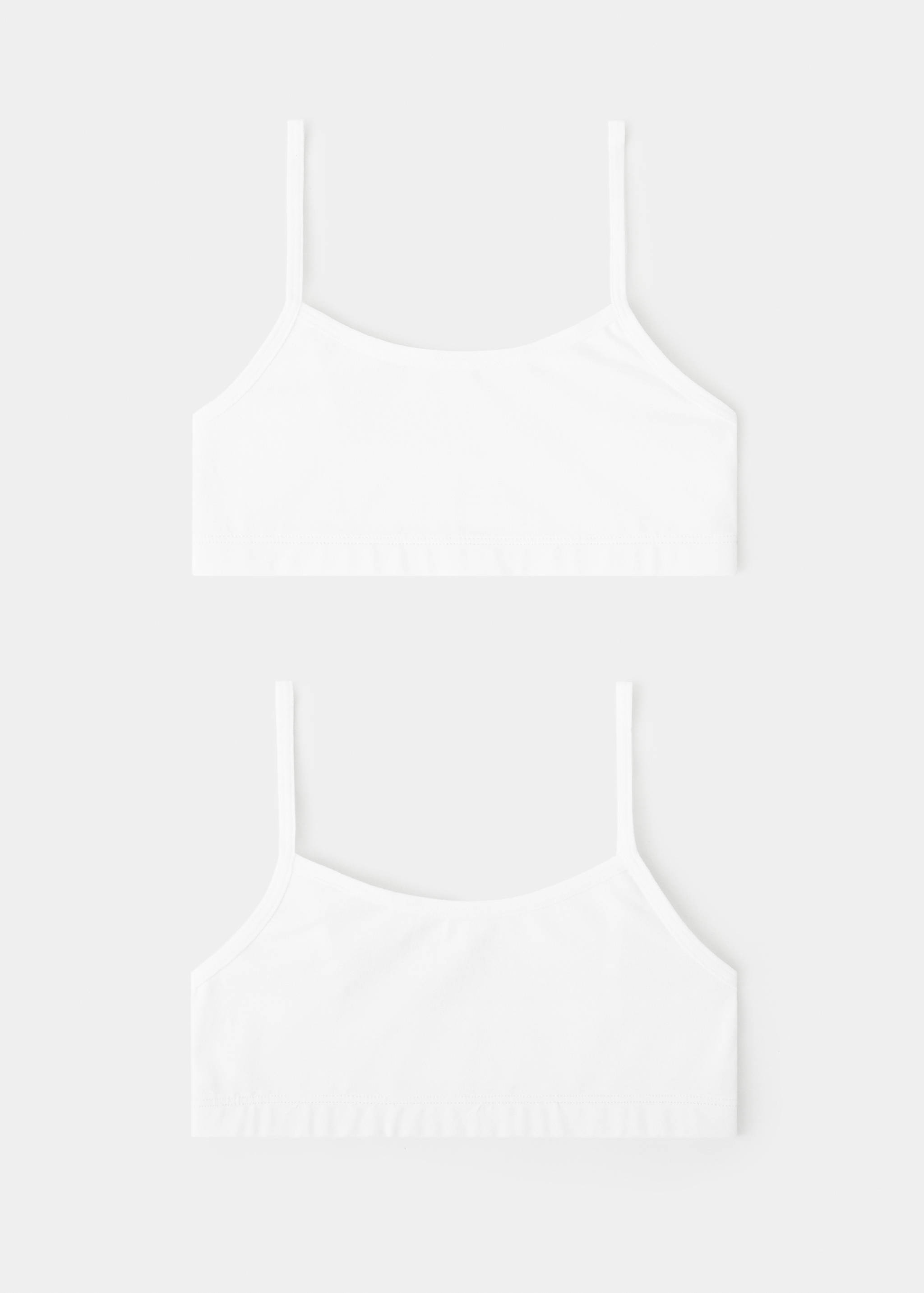 Soutien-gorge bandeau coton - Verso de l’article