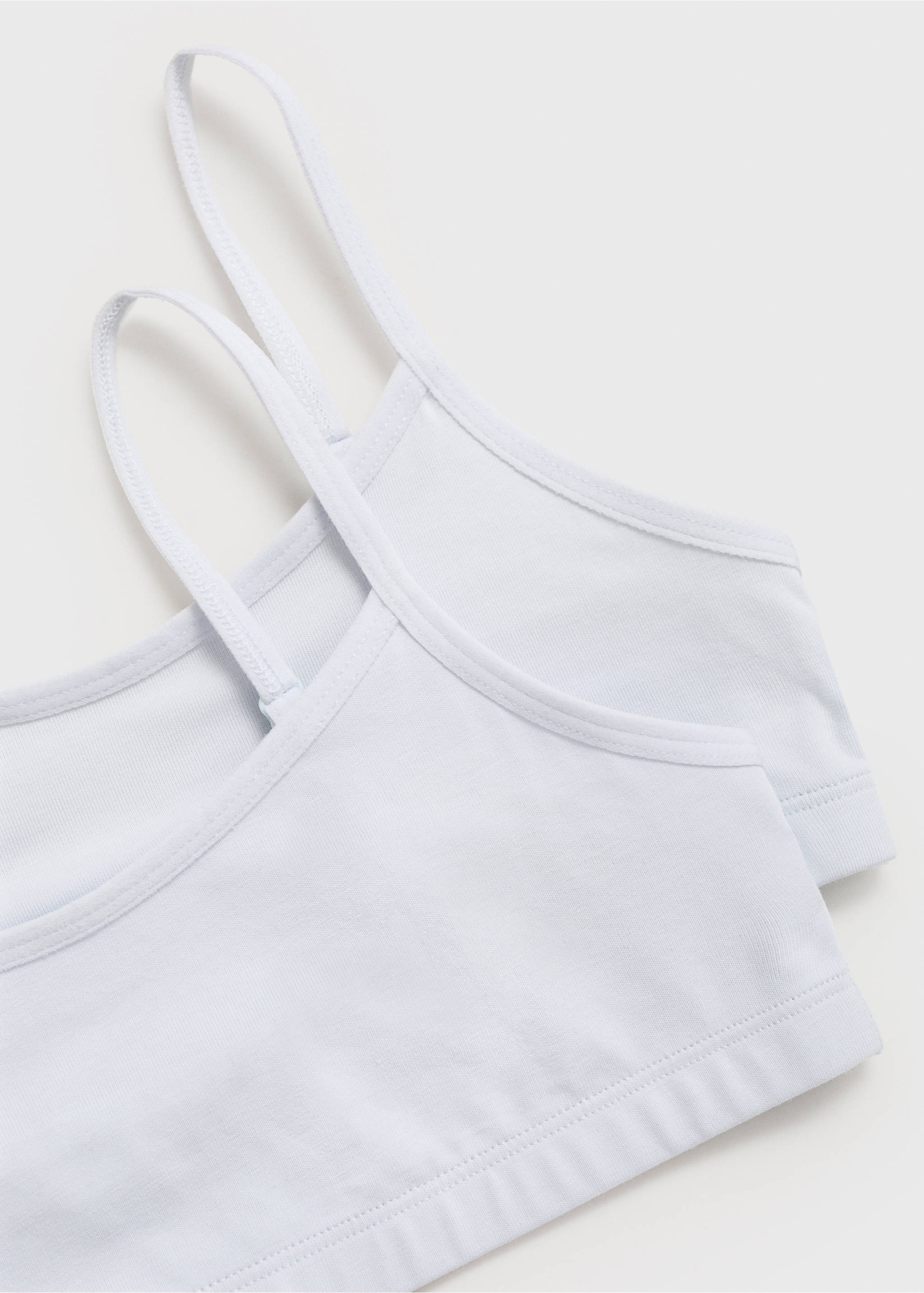 Bra katun bandeau - Versi terbalik dari barang, Biru Langit. Ref: 27091232-00.