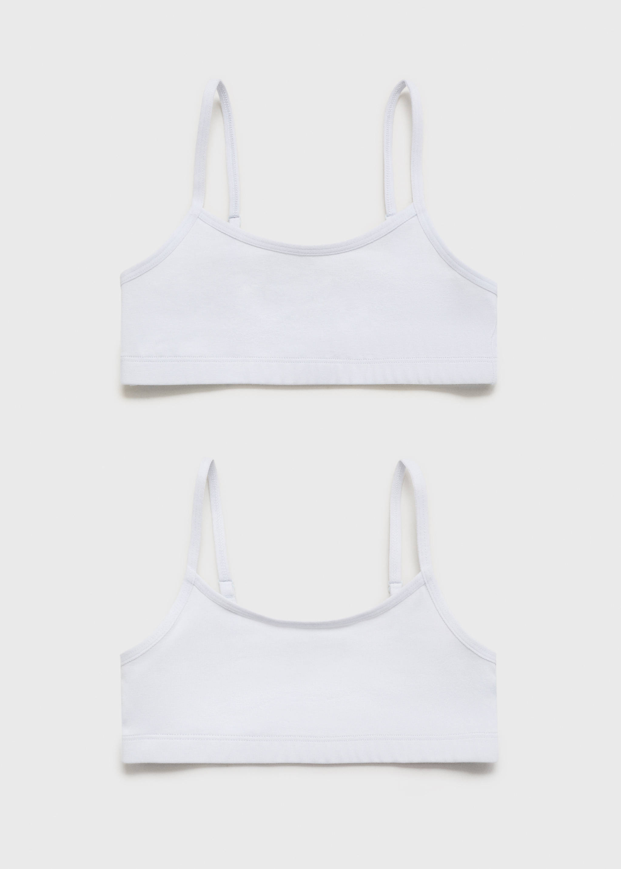 Cotton bandeau bra - Article without model