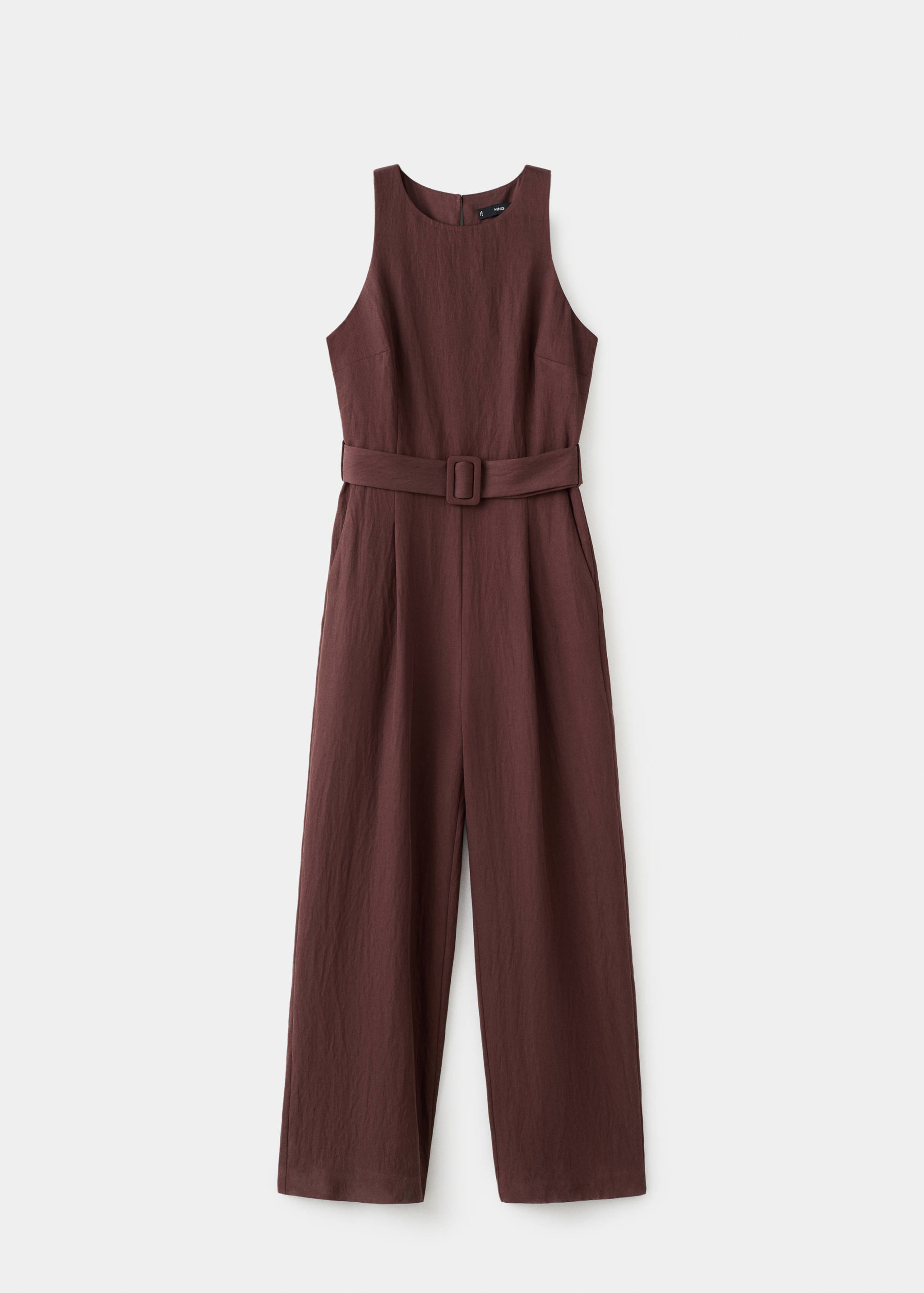 Lyocell jumpsuit with belt - Article without model