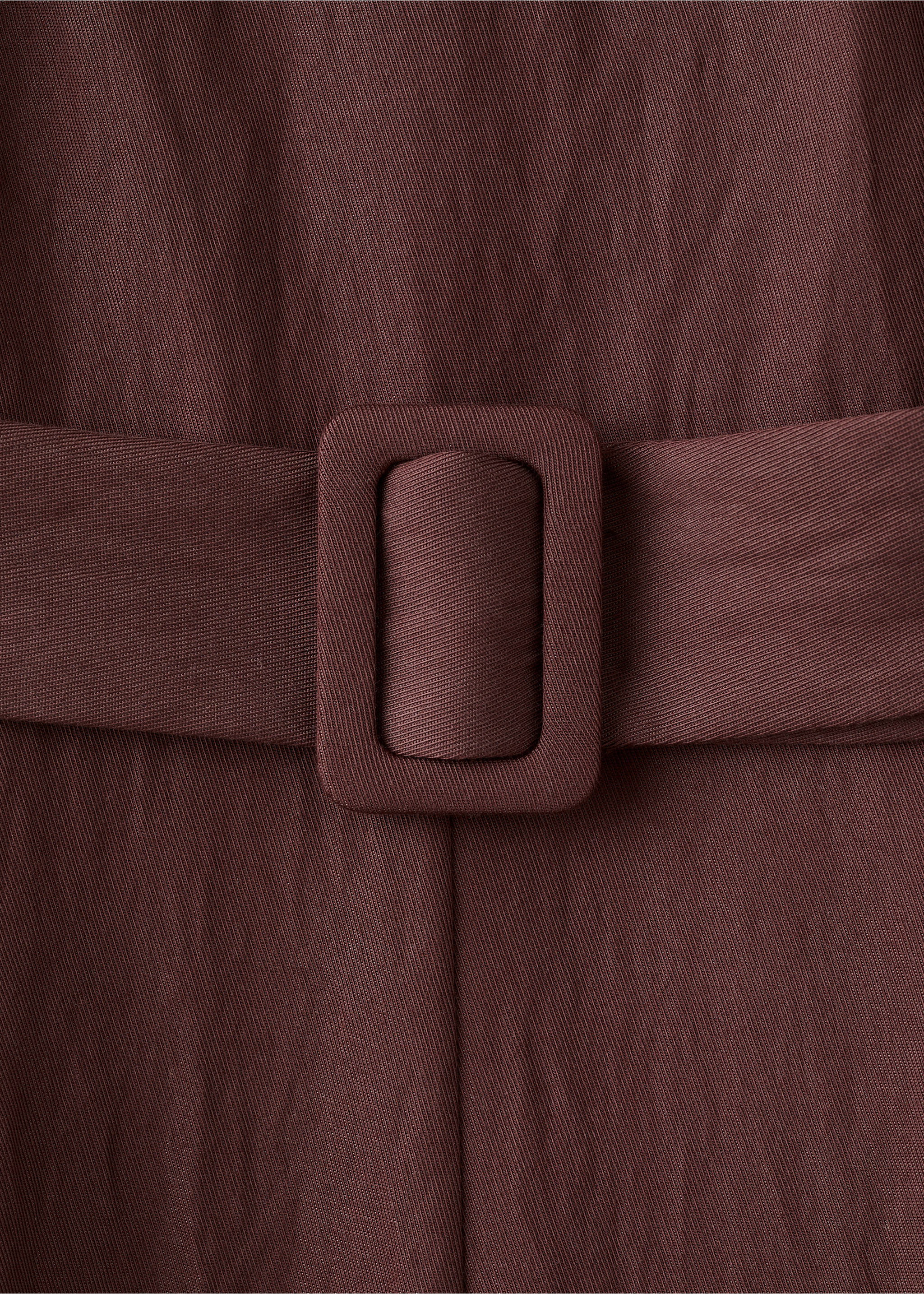 Lyocell jumpsuit with belt - Details of the article 8, Brown. Ref: 27091234-00.