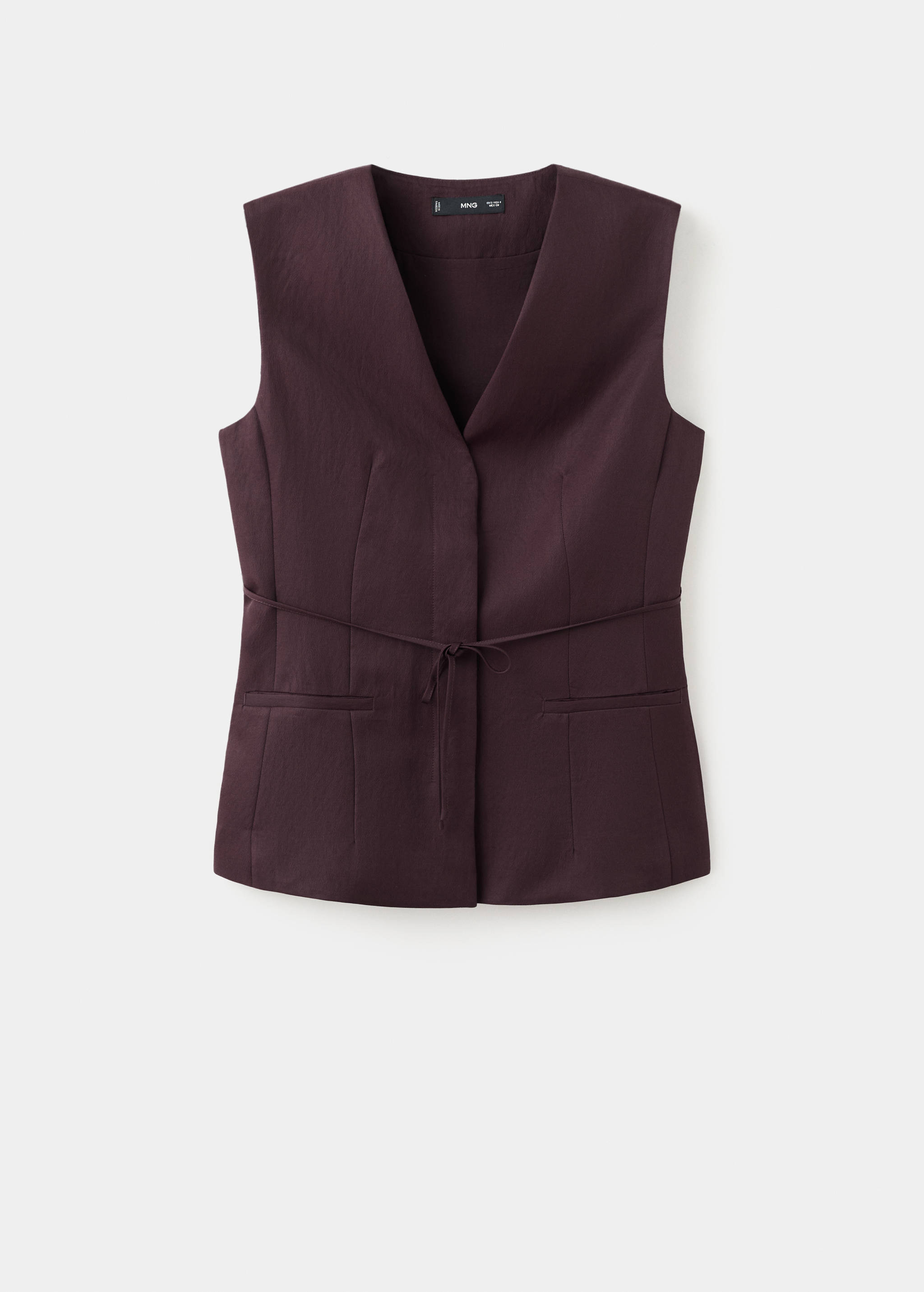 Suit waistcoat with bow - Article without model