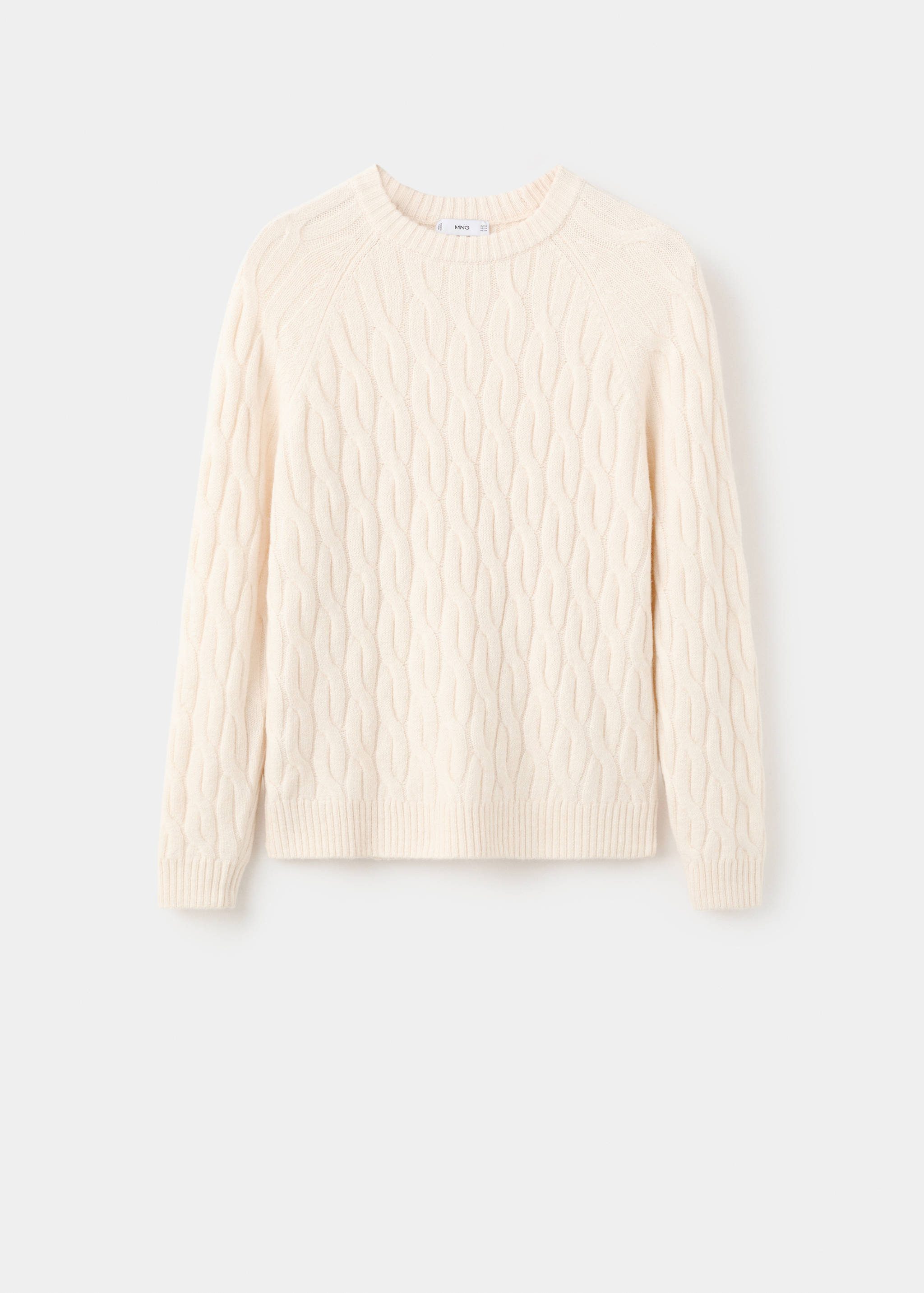 Pull en maille à torsades - Article sans modèle