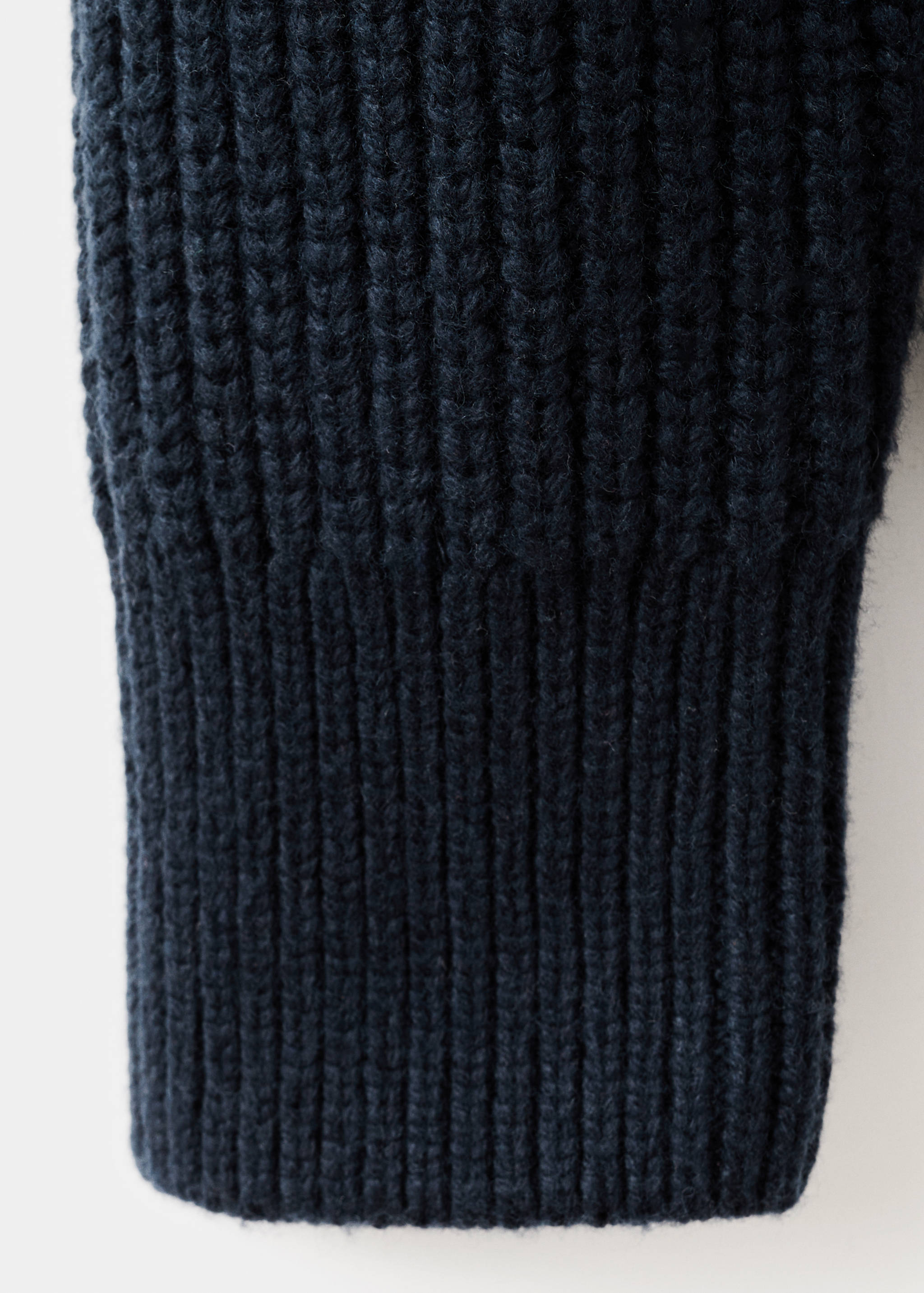 Structured wool-blend cardigan - Details of the article 0