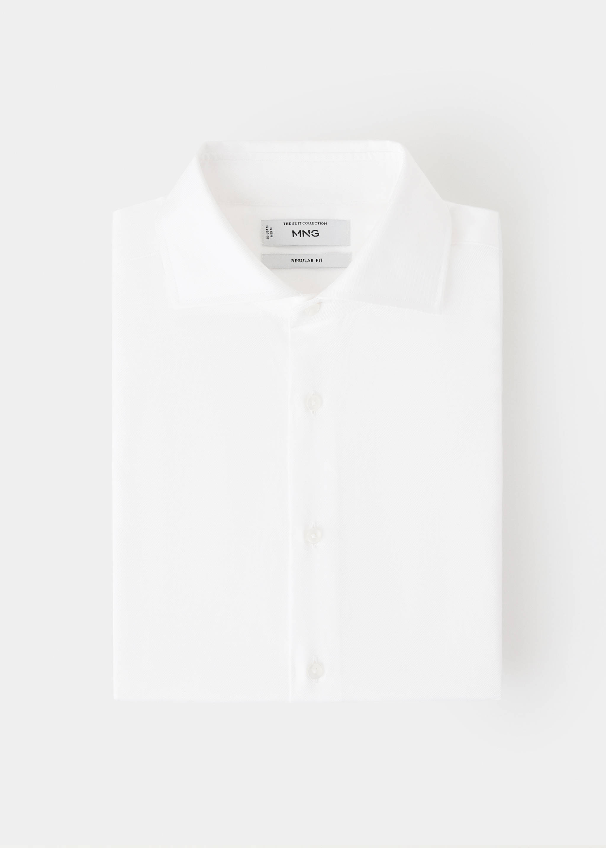 Regular fit cotton suit shirt - Details of the article 9