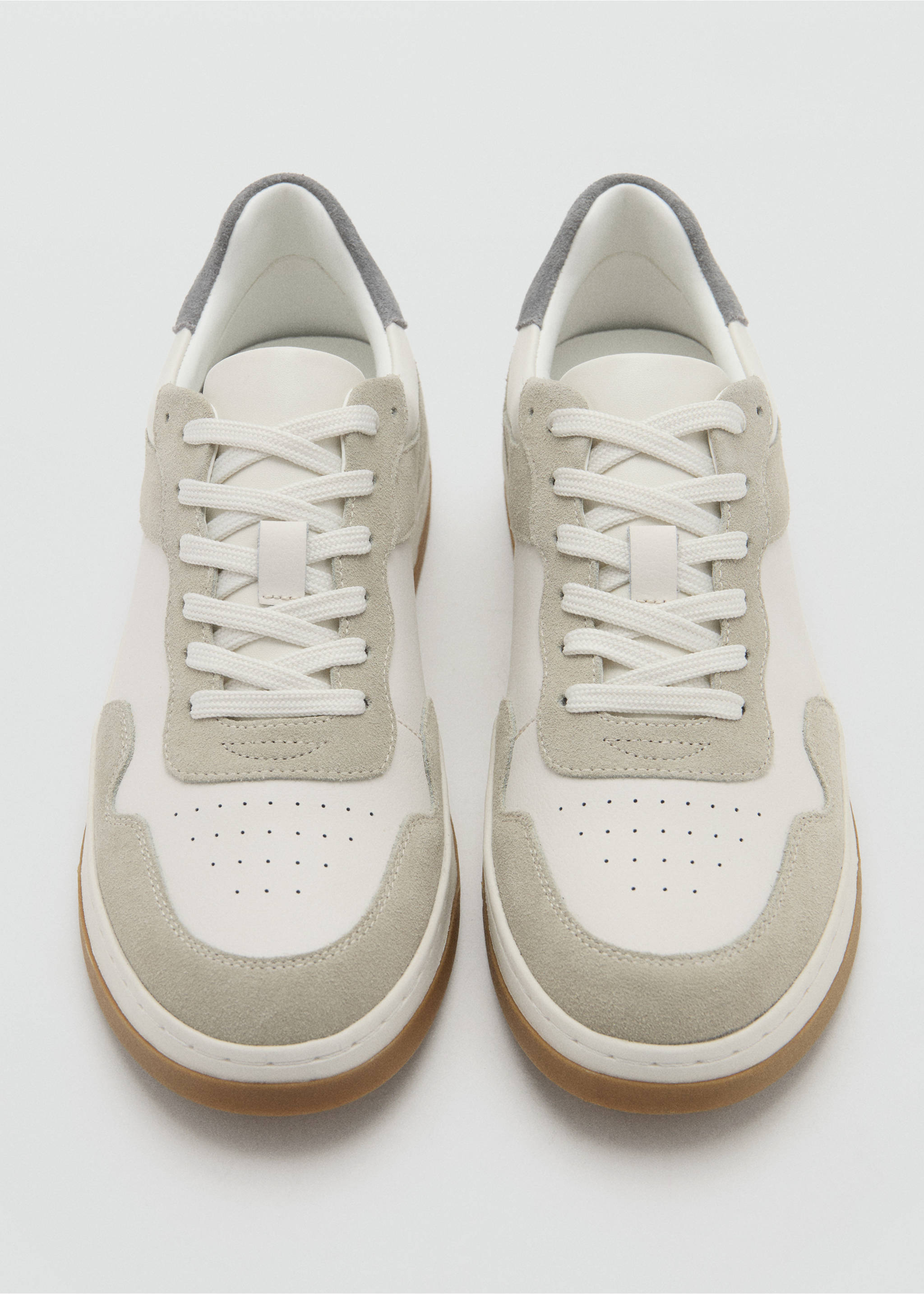 Комбіновані шкіряні кросівки - Детальніше про товар 2, Білий. Ref: 27091254-00.