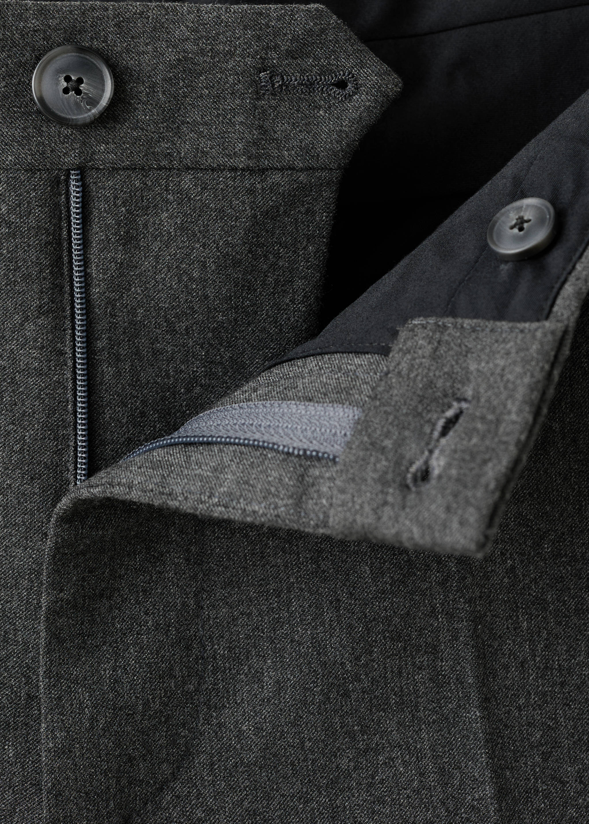 Pantalón franela slim fit - Detalle del artículo 0