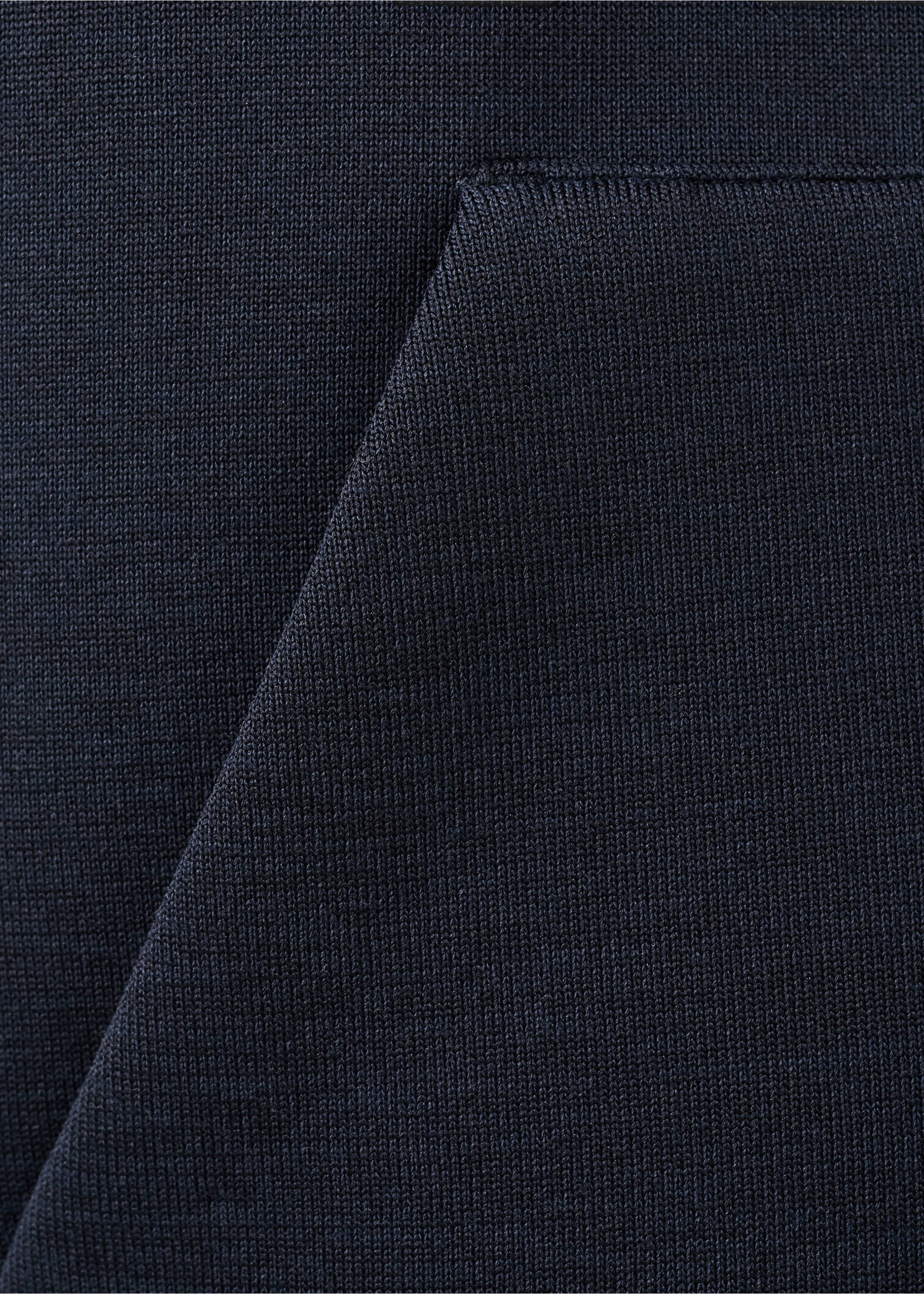 Neopren görünümlü fermuarlı sweatshirt - Ürün detayı 0, Lacivert. Ref: 27091257-00.