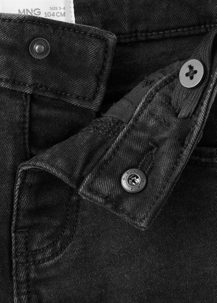 Slim-fit jeans — Black denim