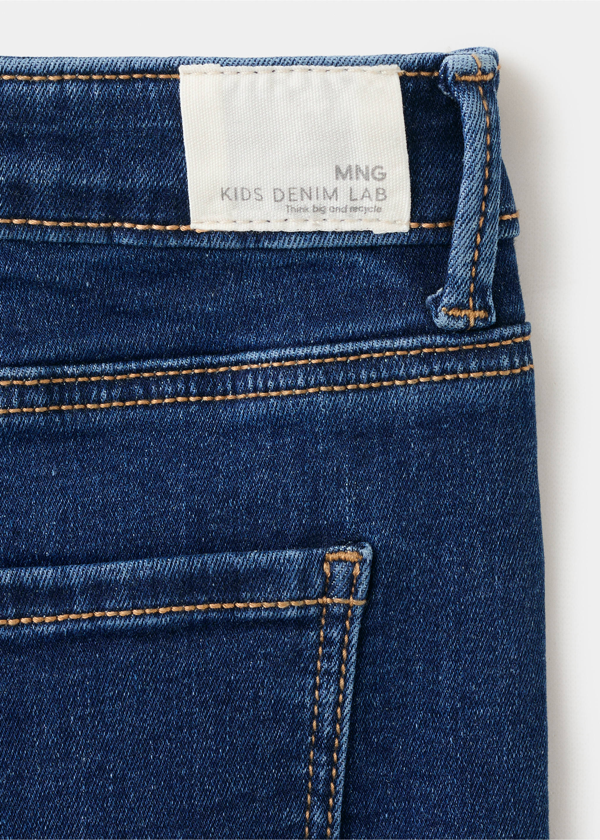 Slim-fit jeans - Details of the article 0, Dark Blue. Ref: 27091258-00.