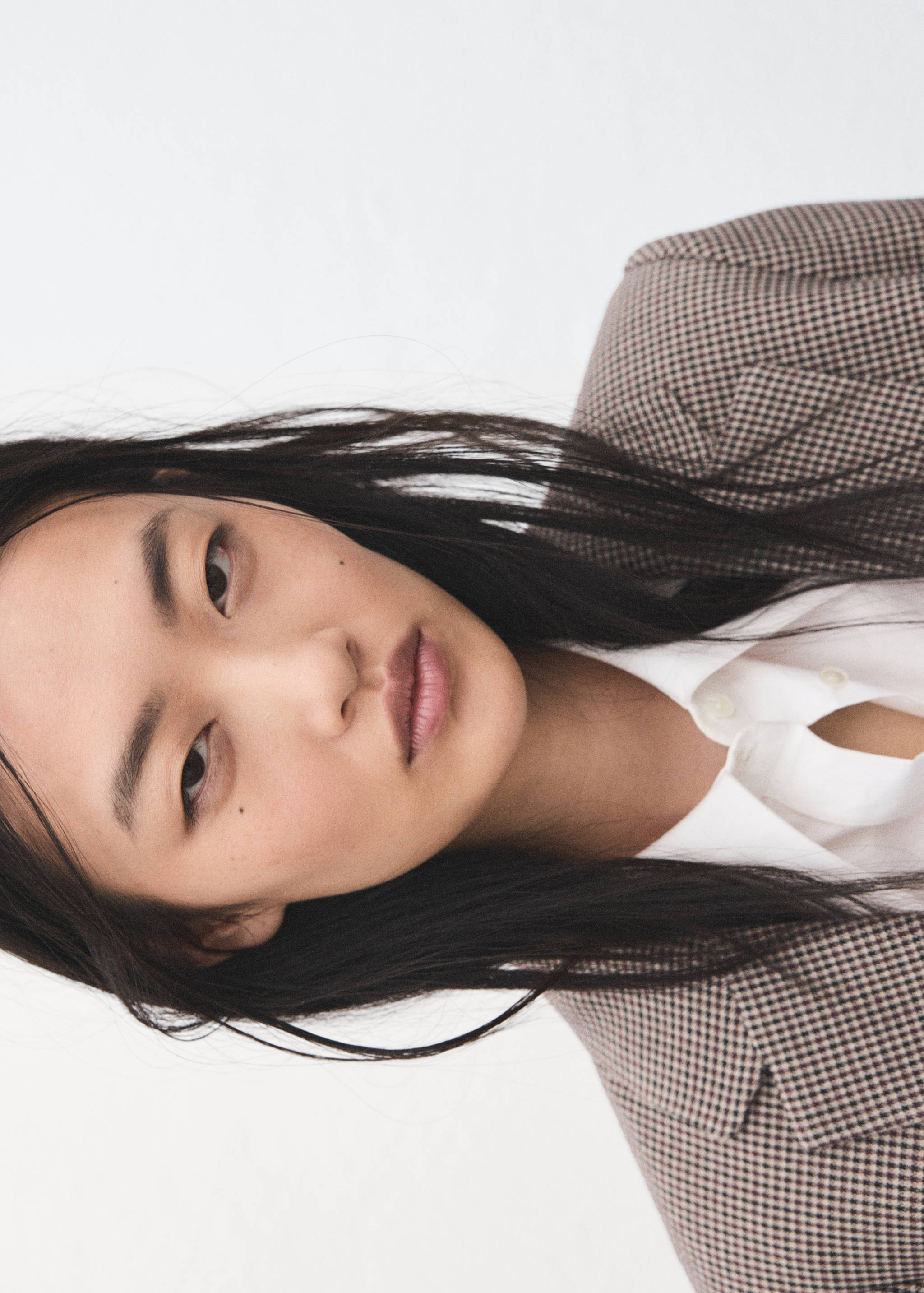 Blazer croisé micro pied-de-poule - Détail de l'article 1