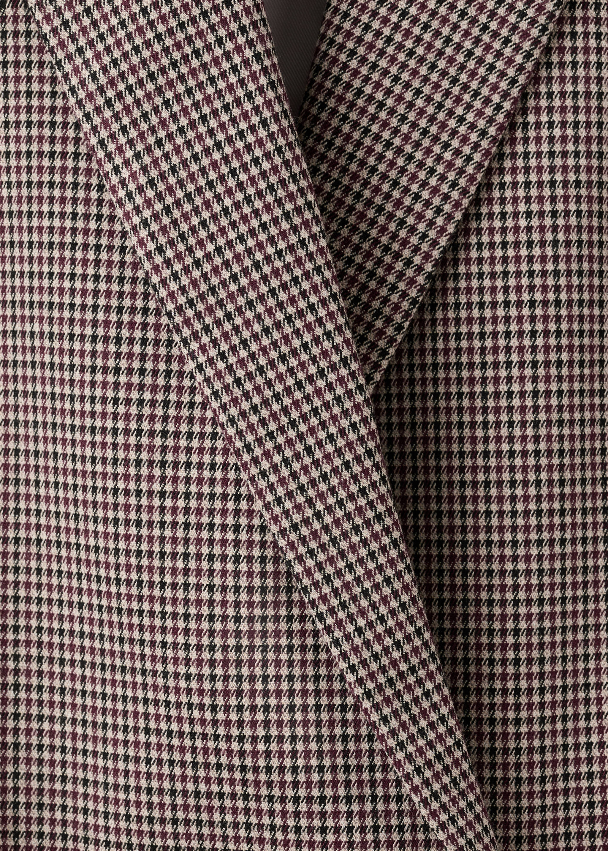 Blazer croisé micro pied-de-poule - Détail de l'article 0