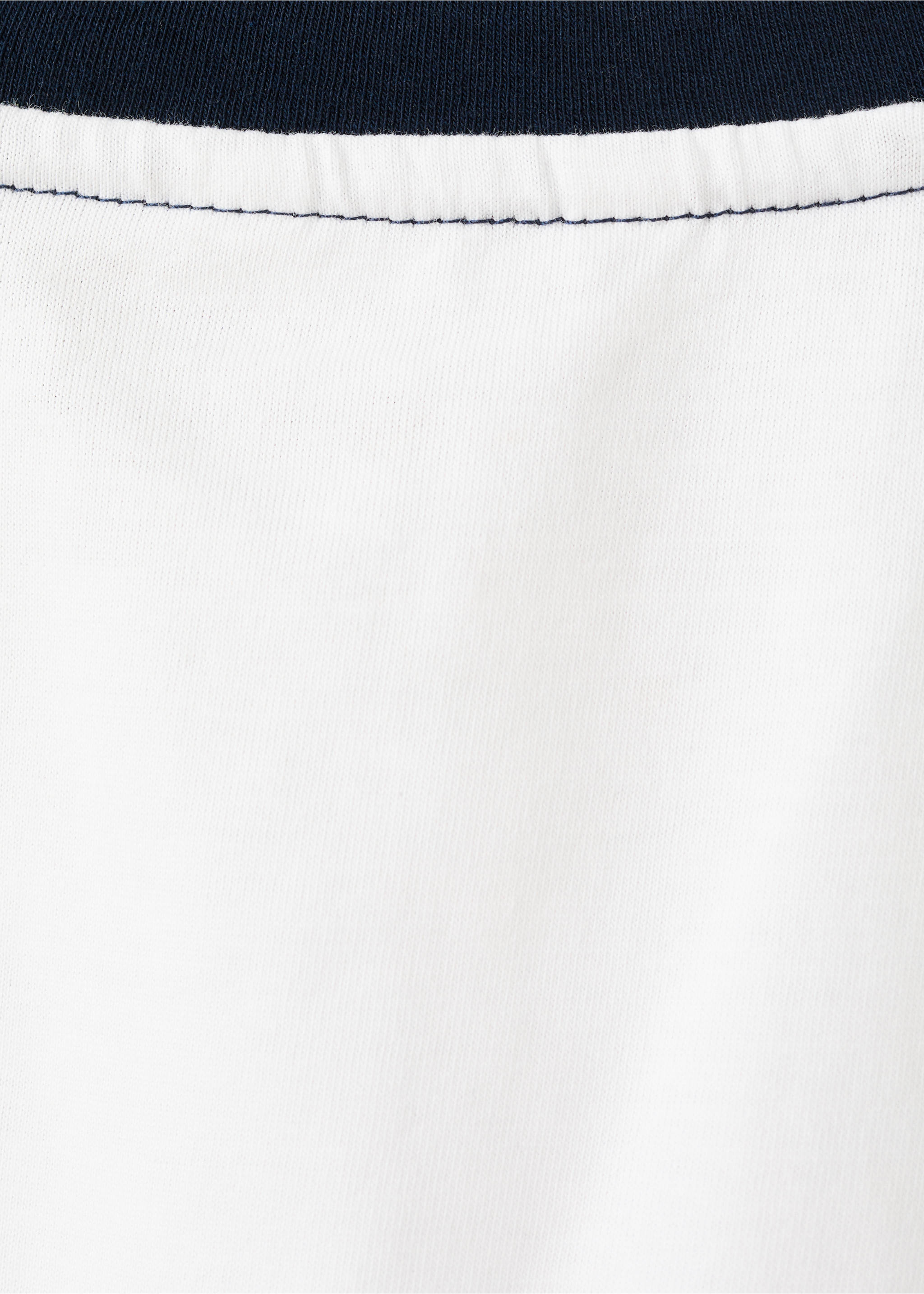 Mønstrete t-skjorte i bomull - Artikkeldetalj 0, Marinblå. Ref: 27091260-00.