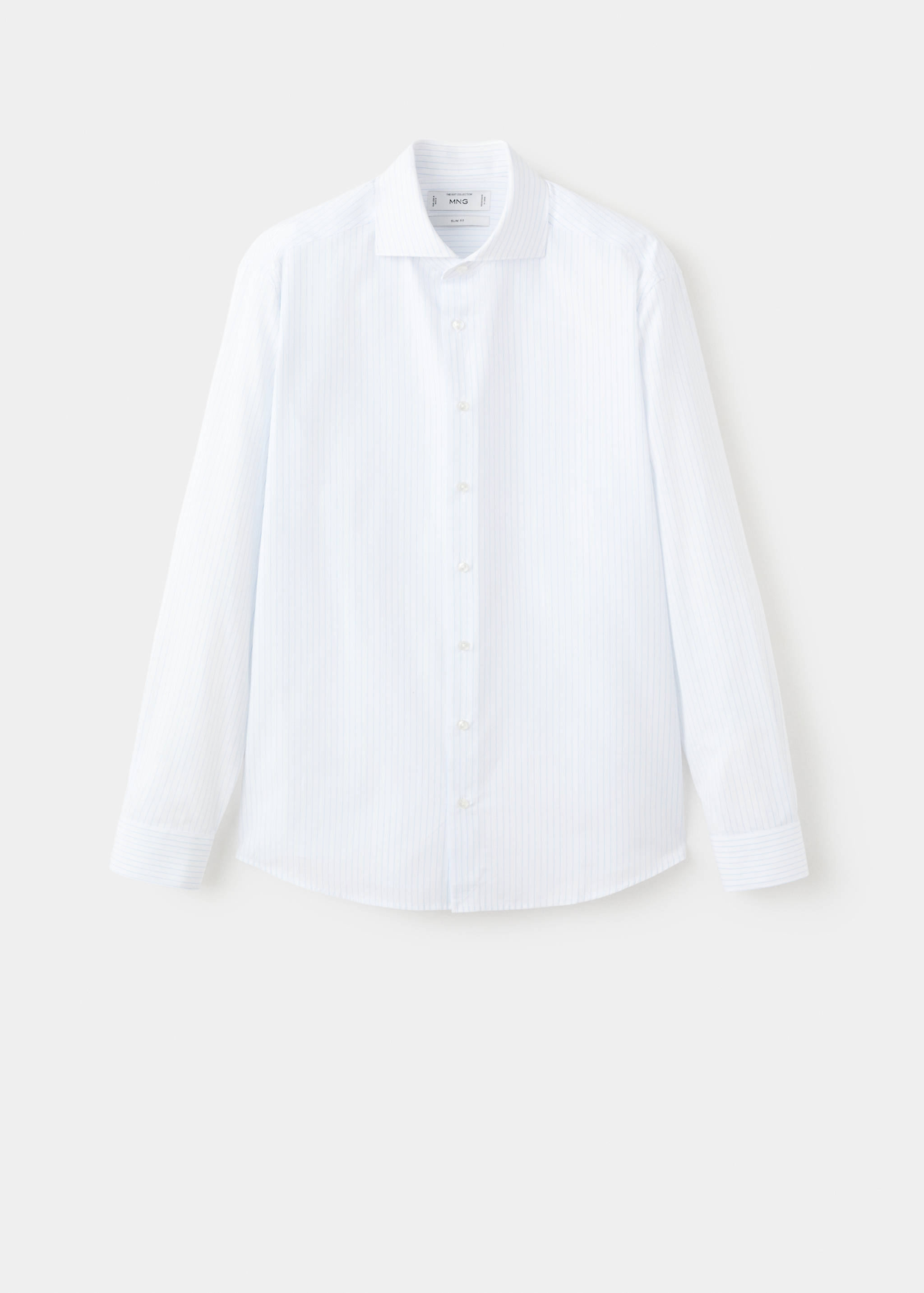 Slim fit cotton striped suit shirt - Article without model