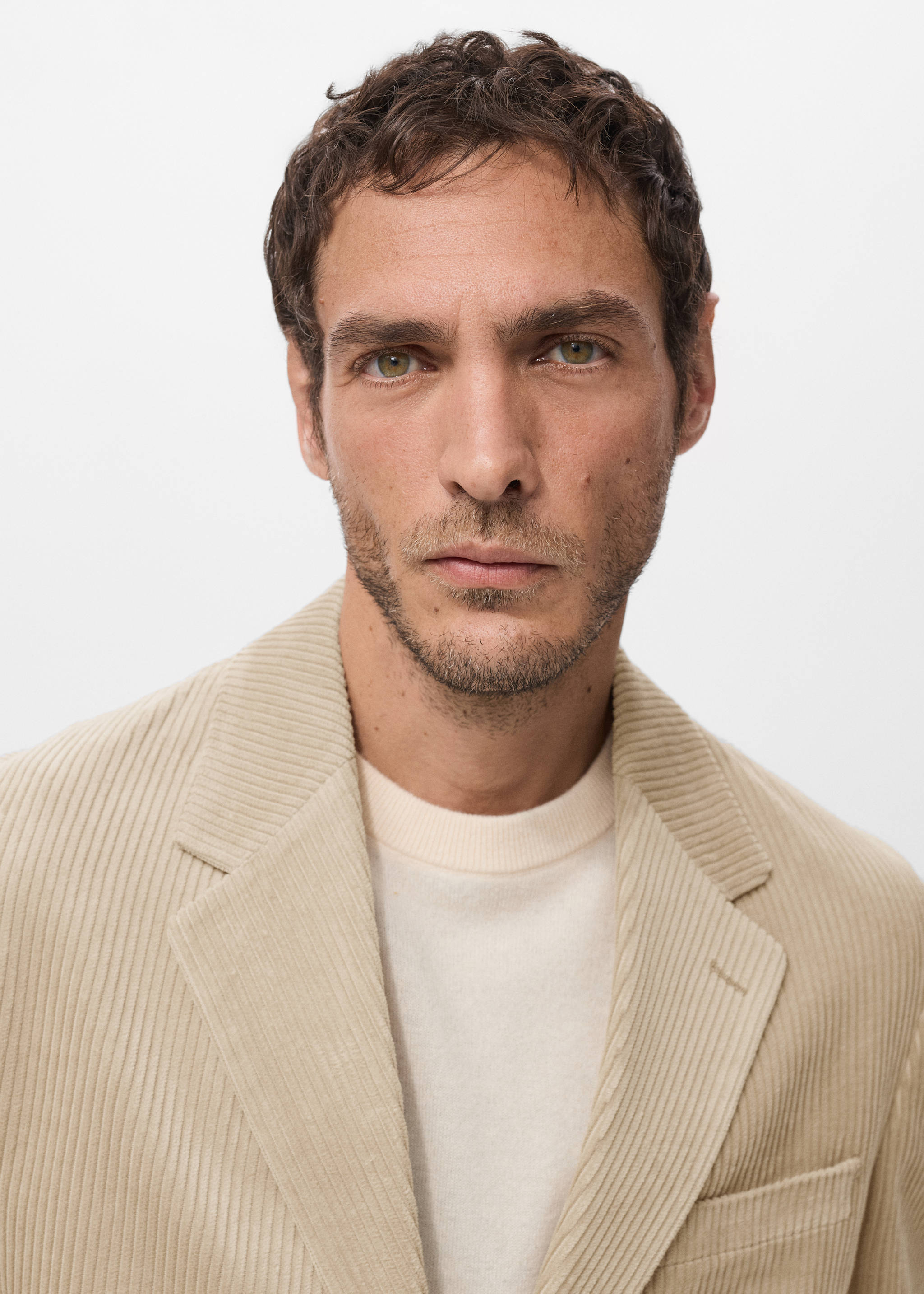 แจ็คเก็ตผ้าลูกฟูกทรงพอดีตัว - รายละเอียดของสินค้า 1