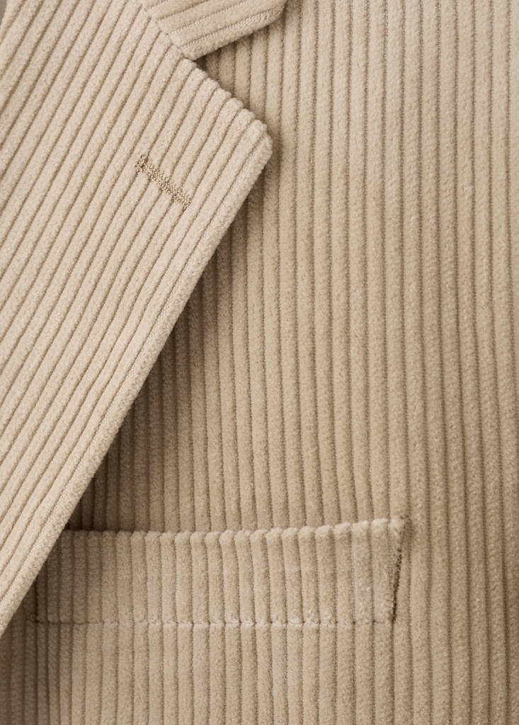 Regular fit corduroy jacket — Beige