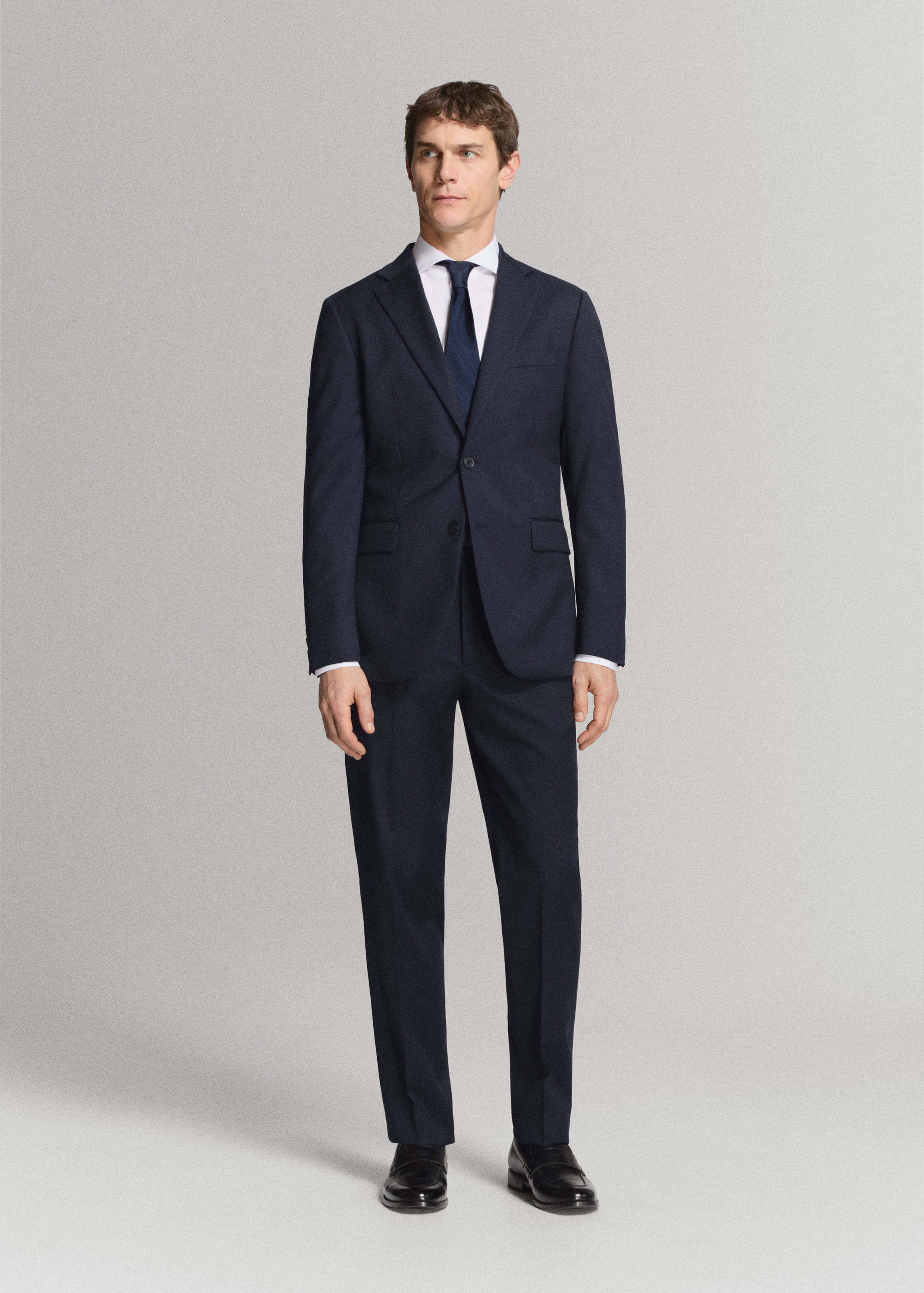 Turin 100% wool suit jacket - General plane