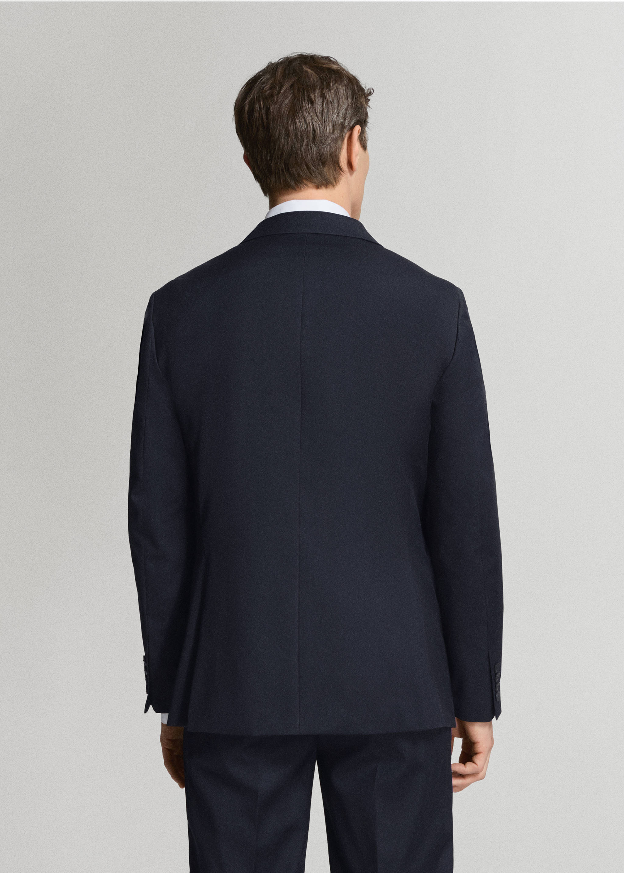 Turin 100% wool suit jacket - Reverse of the article
