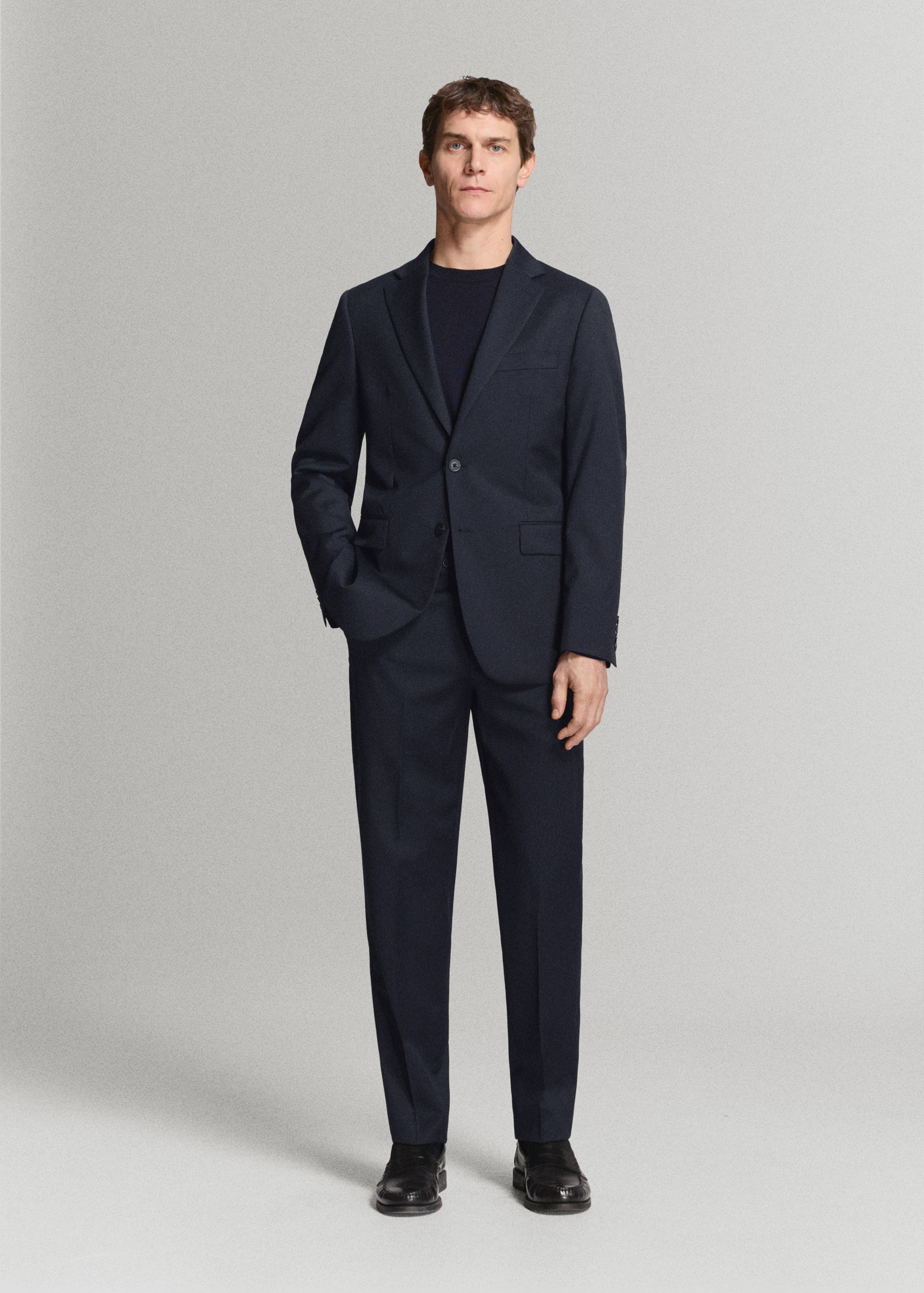 Turin 100% wool suit jacket - General plane