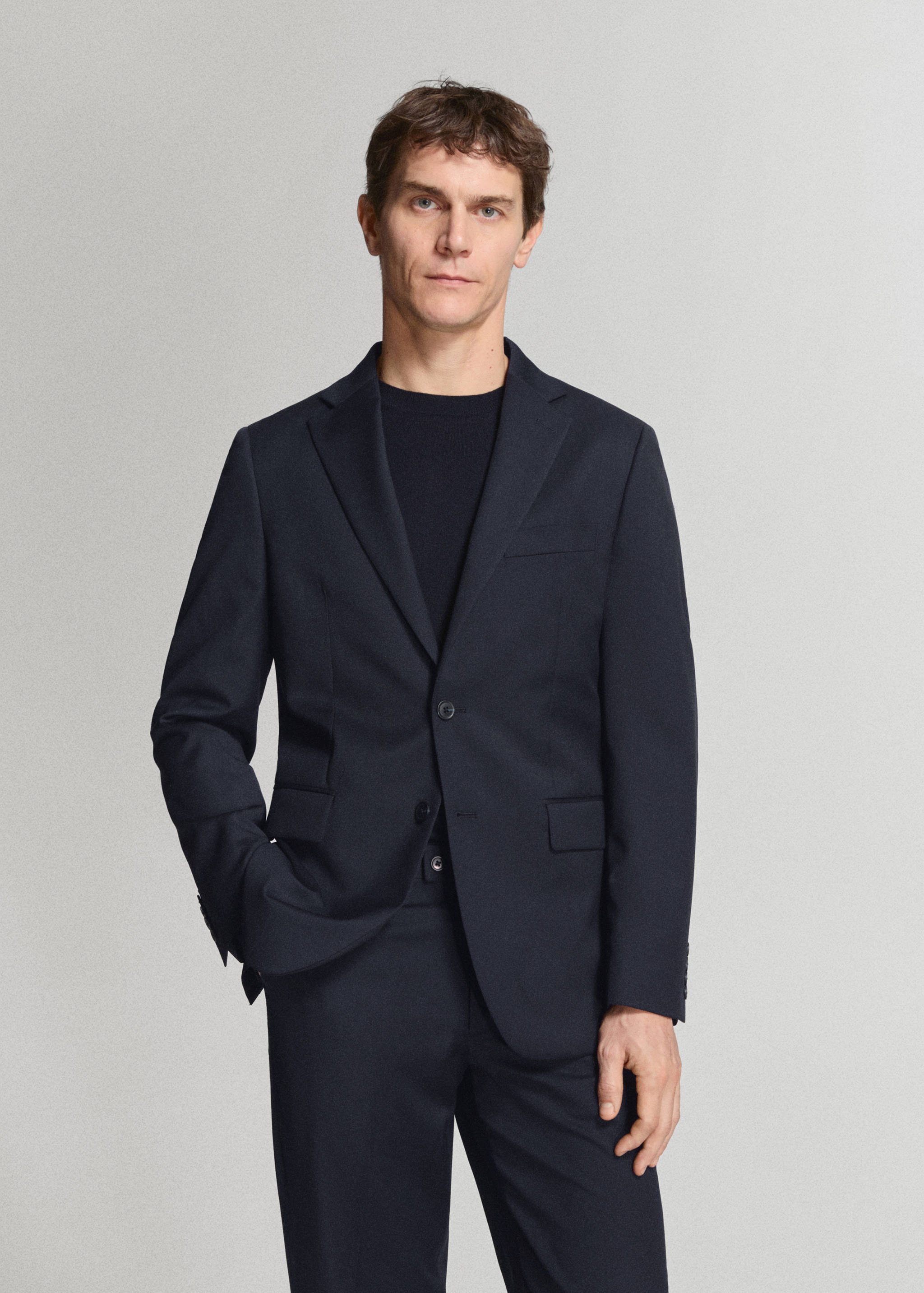 Turin 100% wool suit jacket - Medium plane