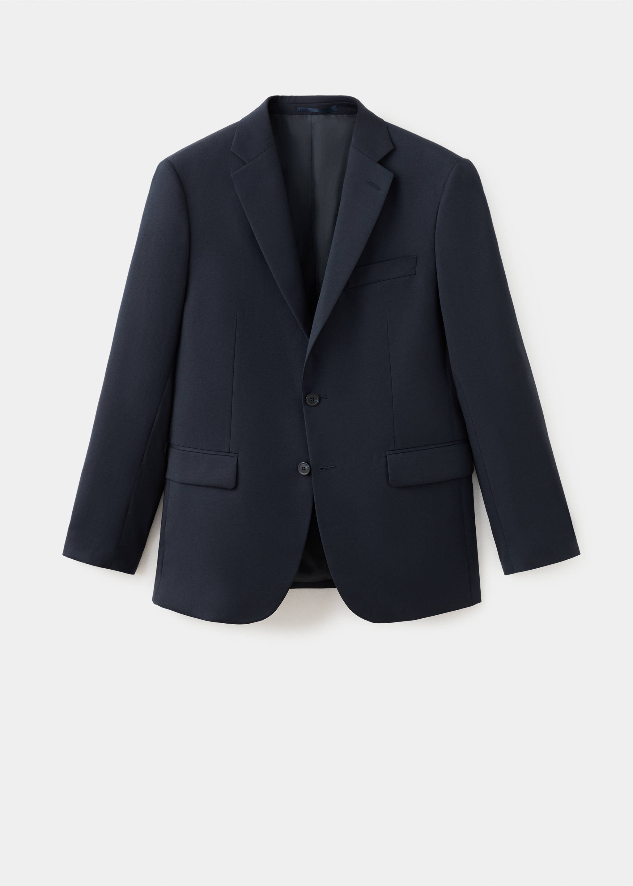 Turin 100% wool suit jacket - Article without model, Navy. Ref: 27091269-03.