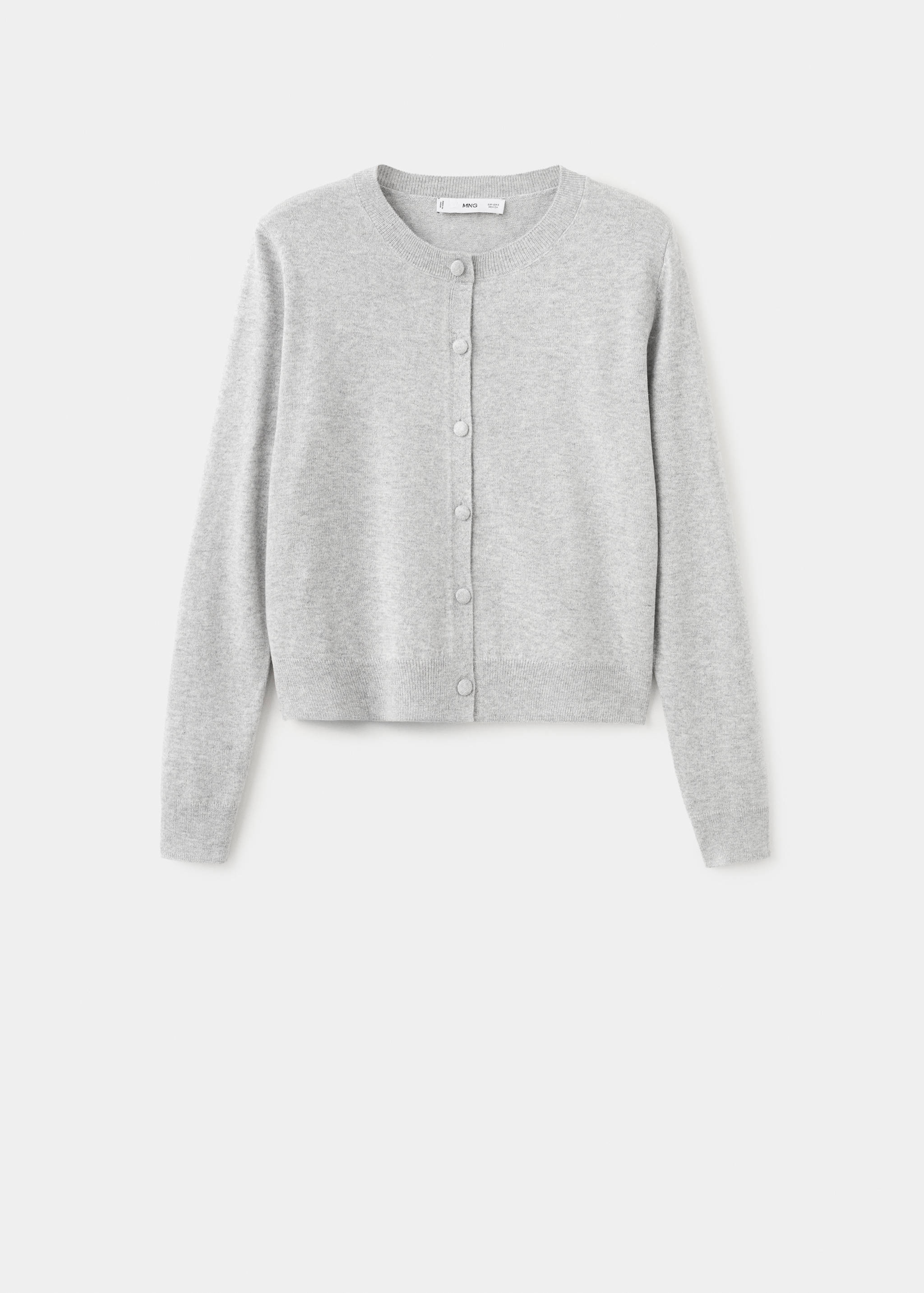 سترة صوفية محبوكة بأزرار - منتج دون نموذج