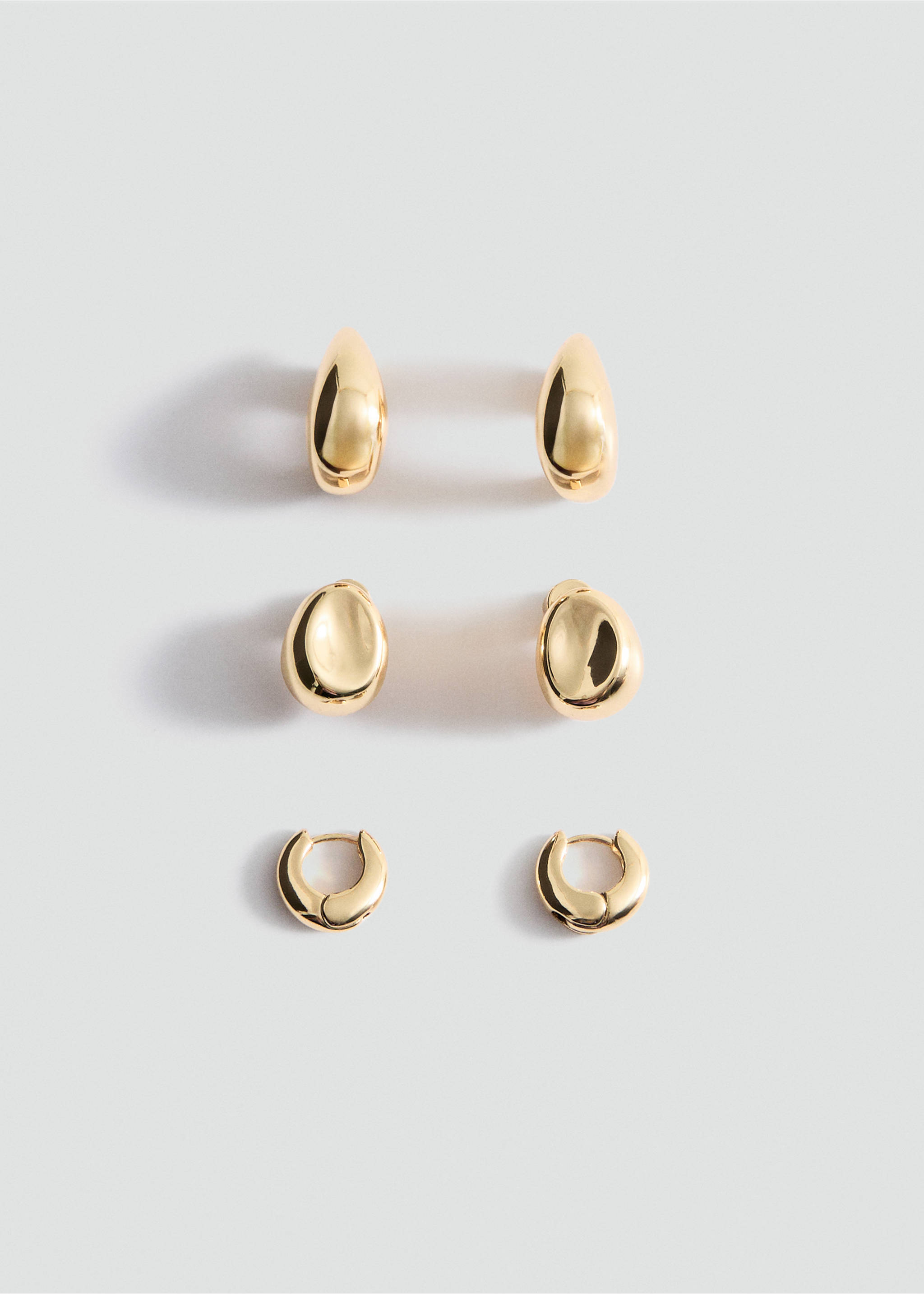 Combined earring set - Article without model, Gold. Ref: 27091277-00.