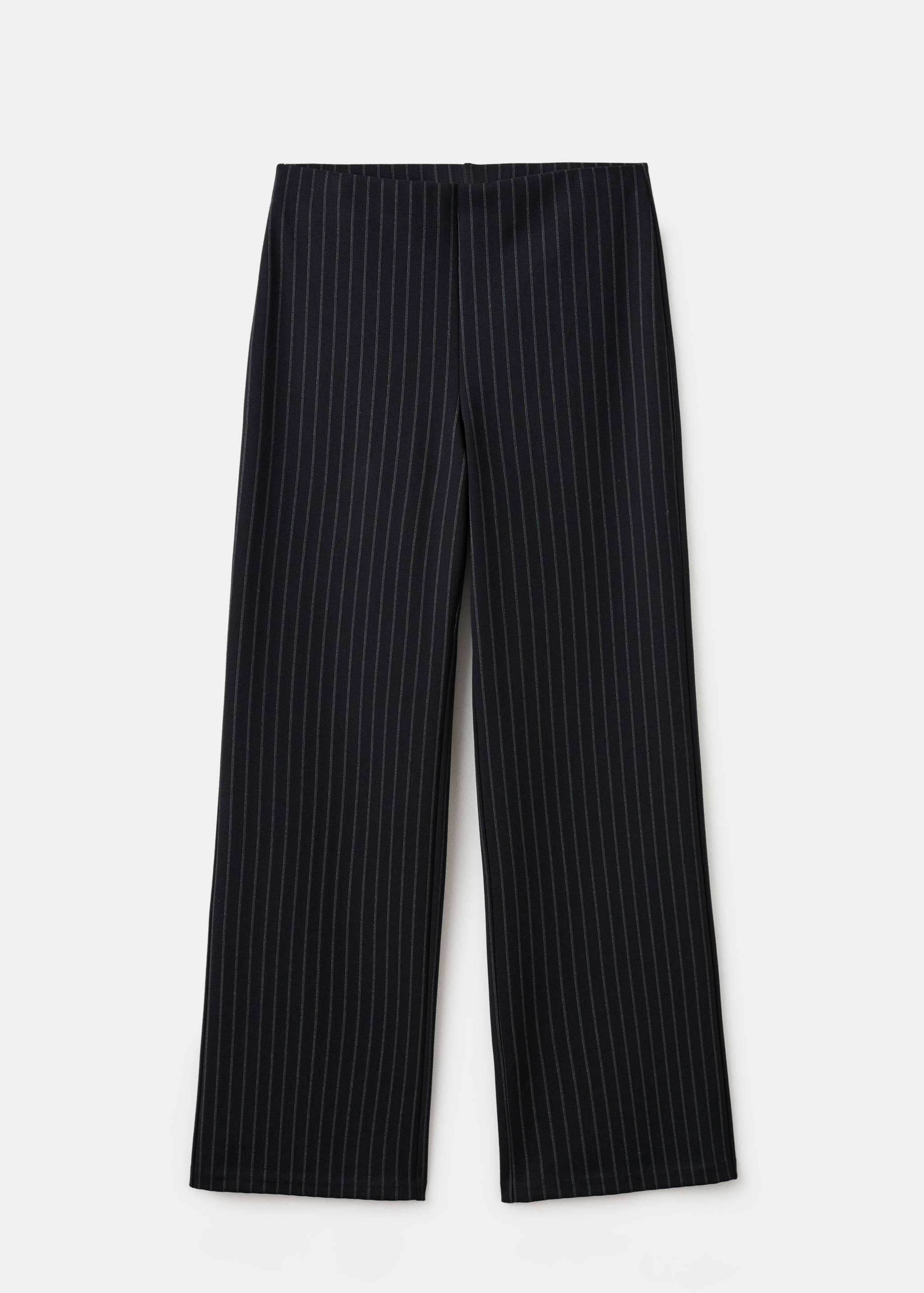 Chalk-stripe straight trousers - Article without model