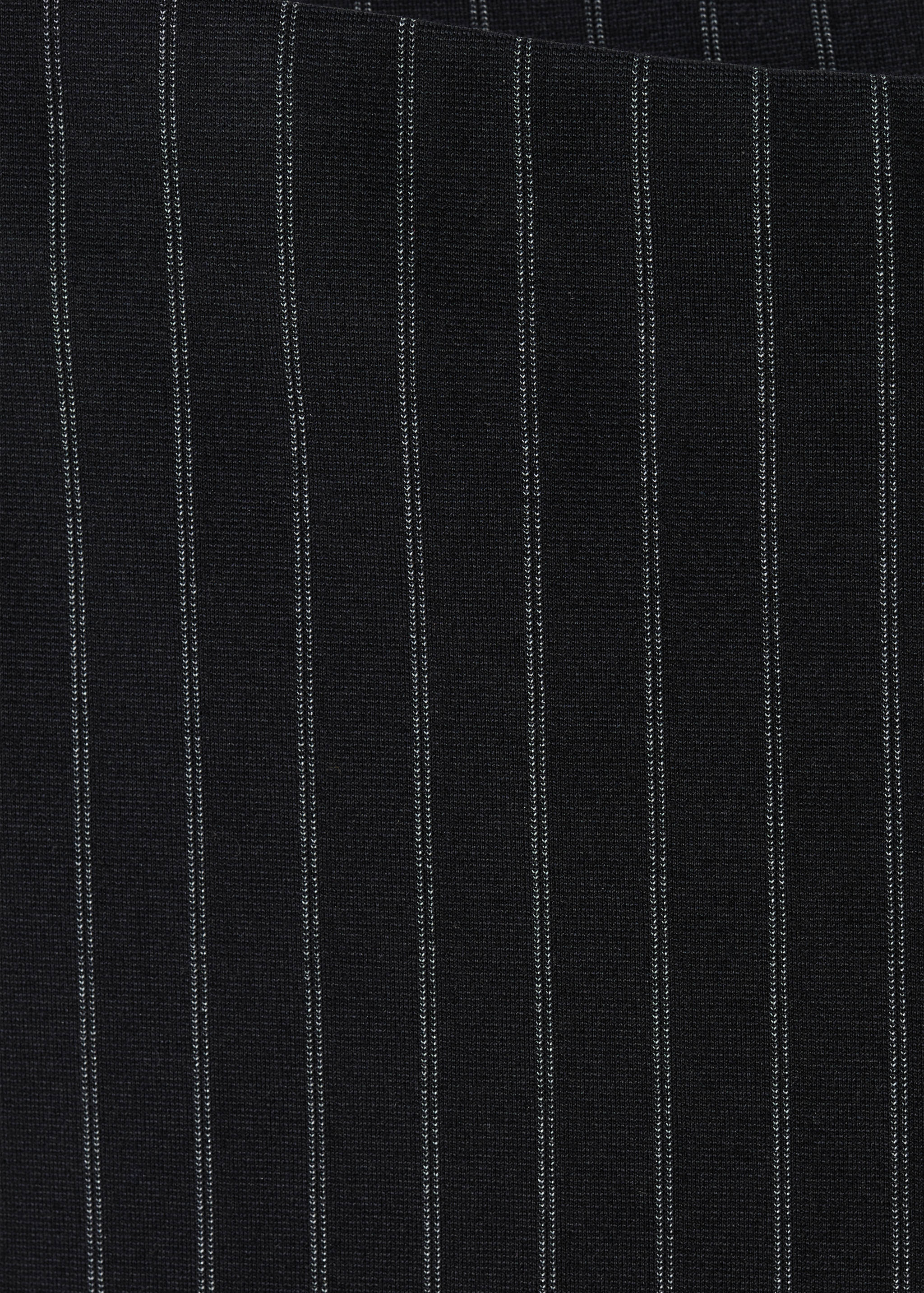 Chalk-stripe straight trousers - Details of the article 8