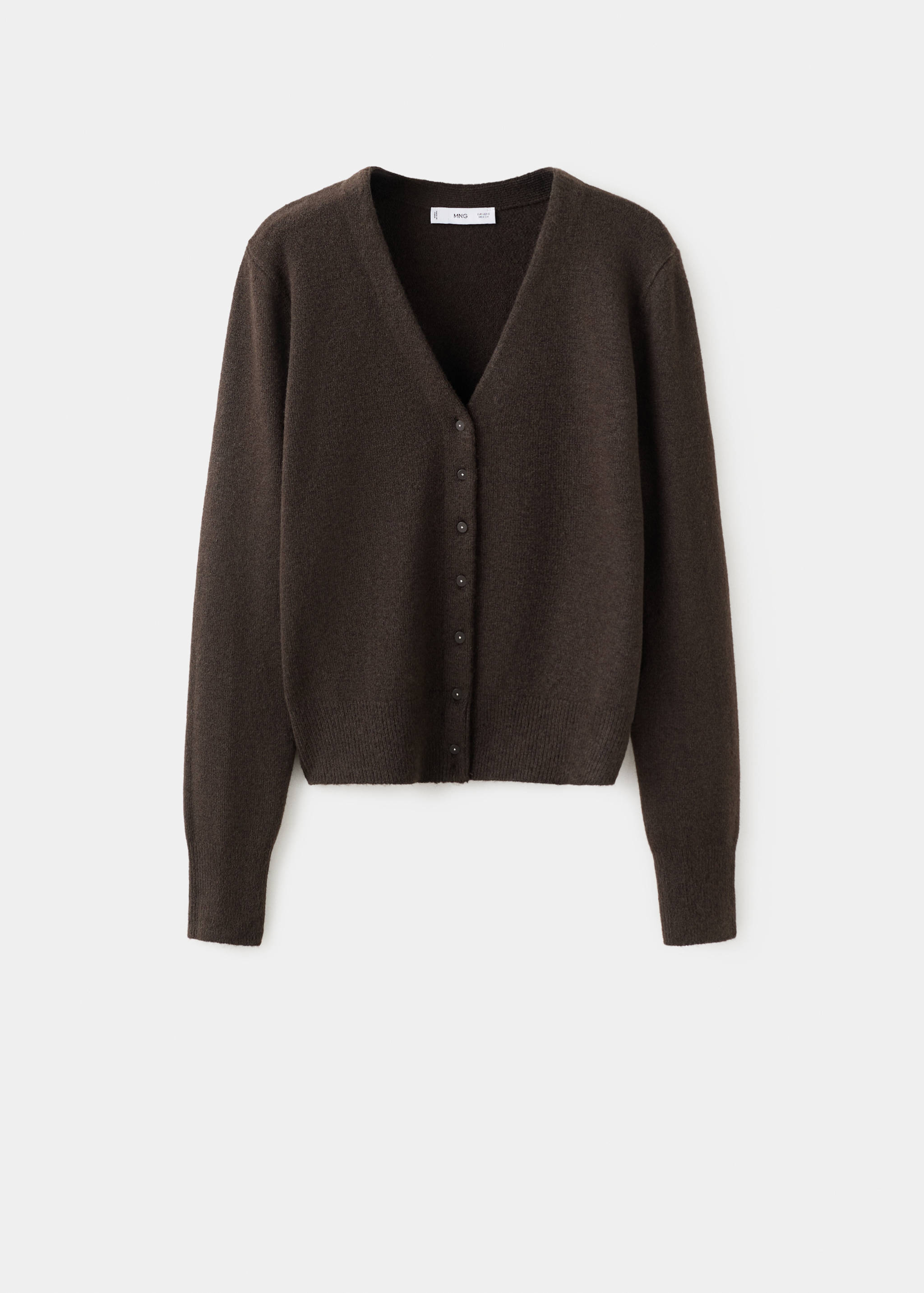 V-neck knitted cardigan - Article without model