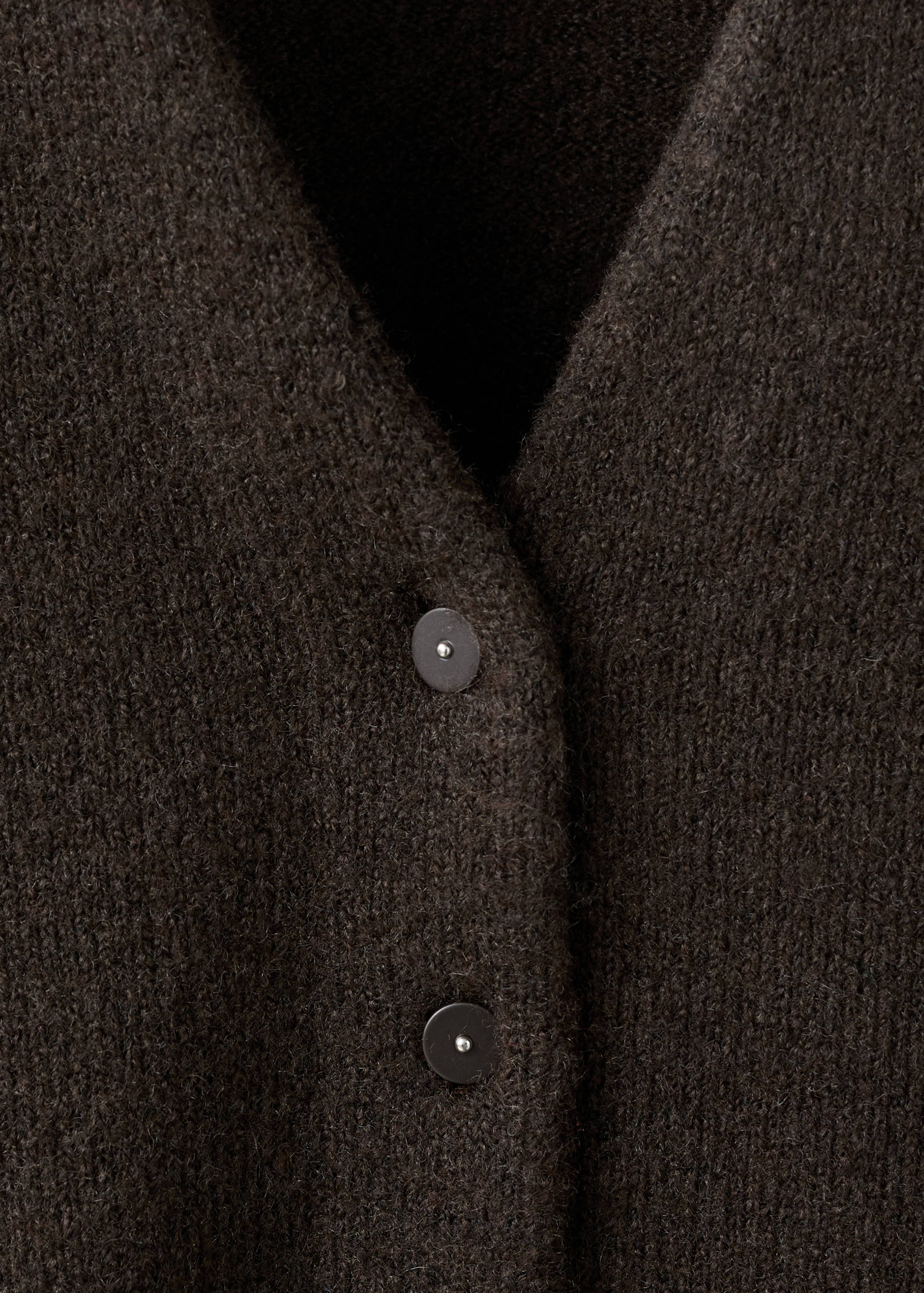 V-neck knitted cardigan - Details of the article 8