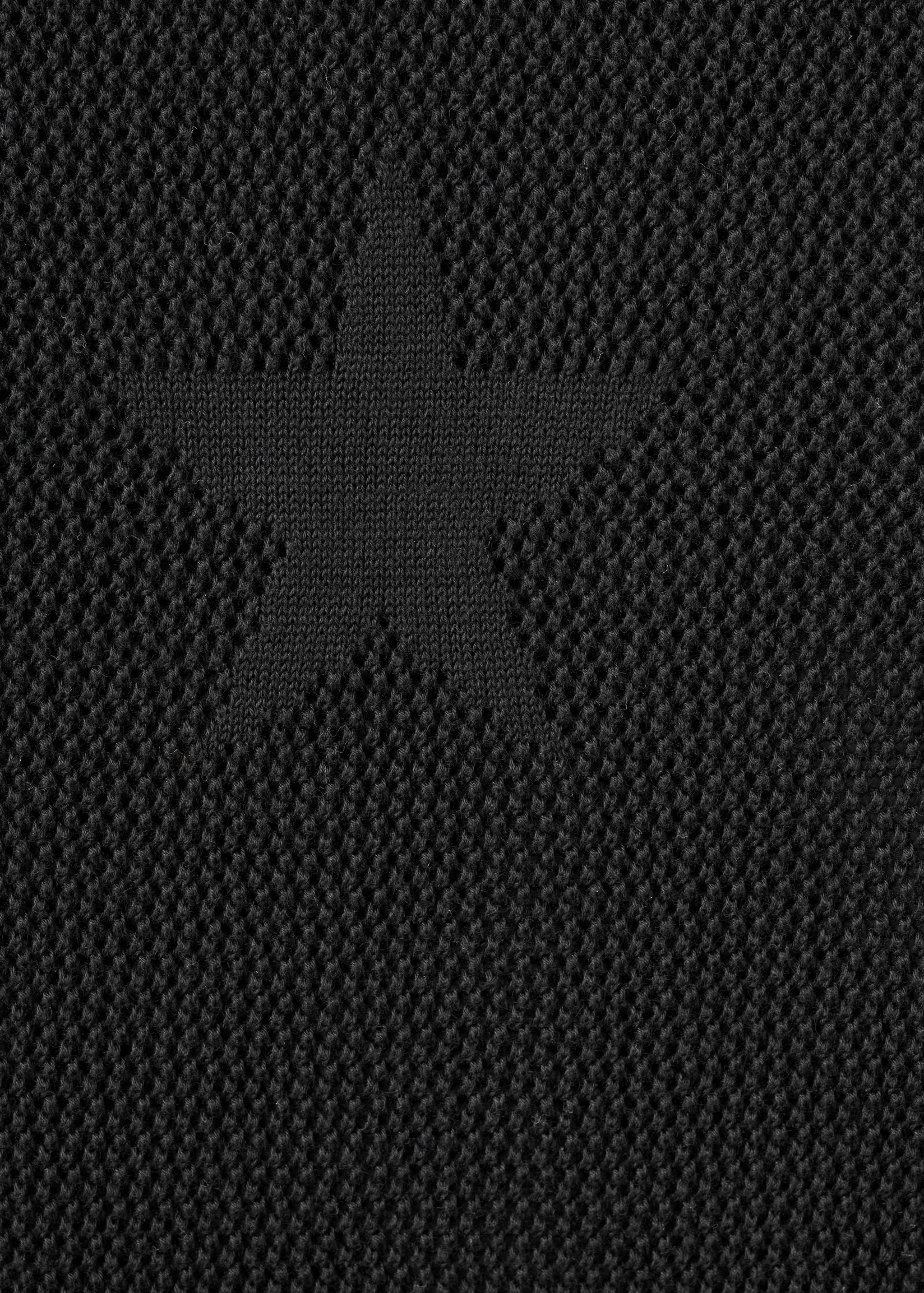 Полупрозрачная трикотажная юбка со звездами - Деталь изделия 0