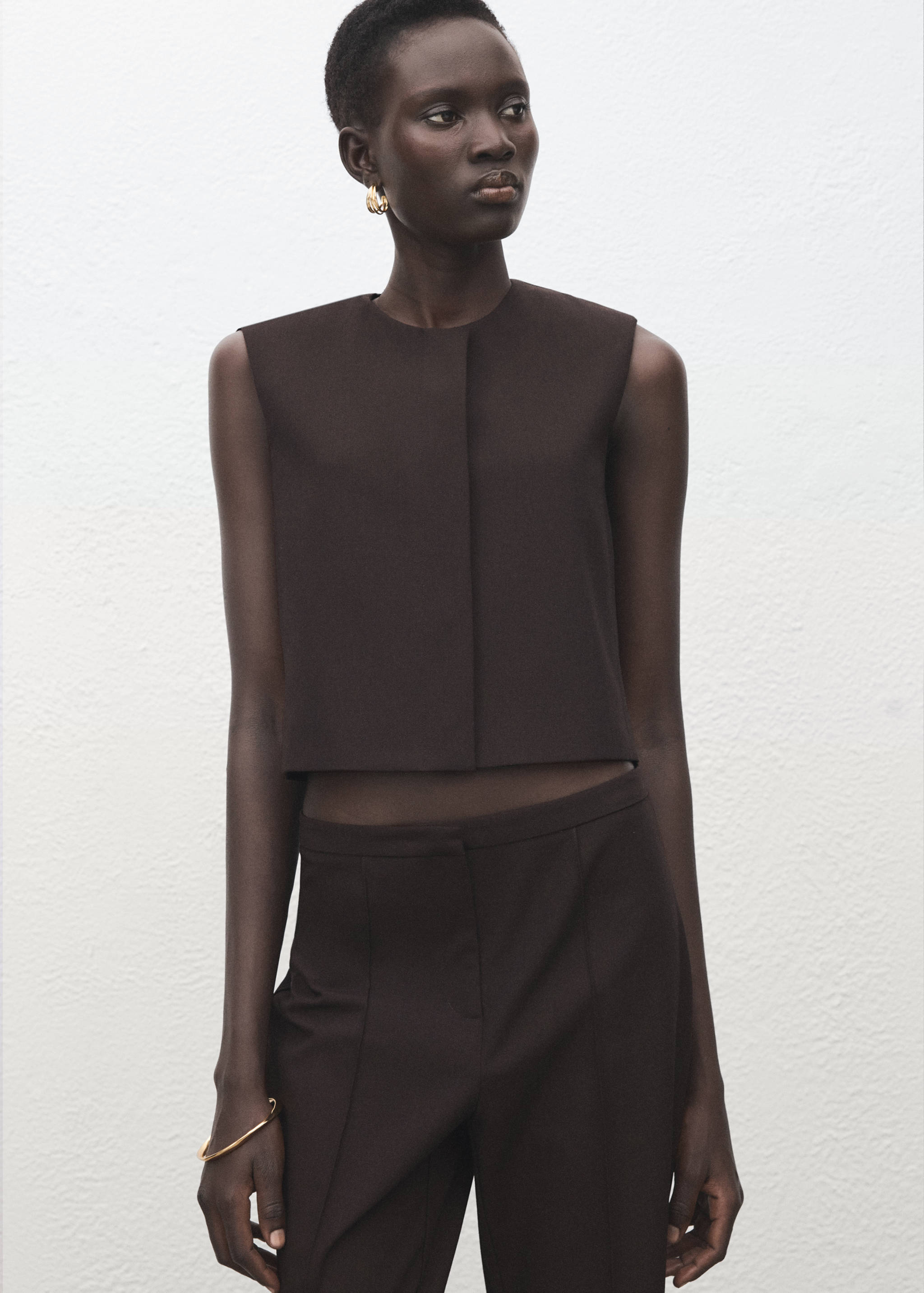 Pantalon flare taille haute - Détail de l'article 1