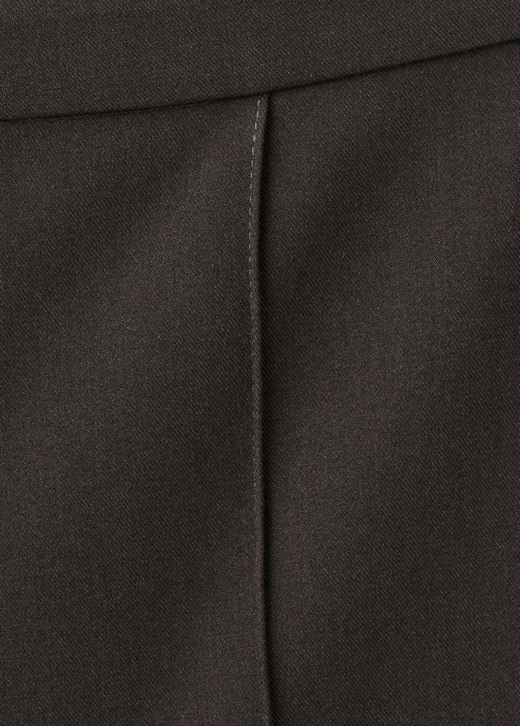 Low-rise flared trousers — Grey
